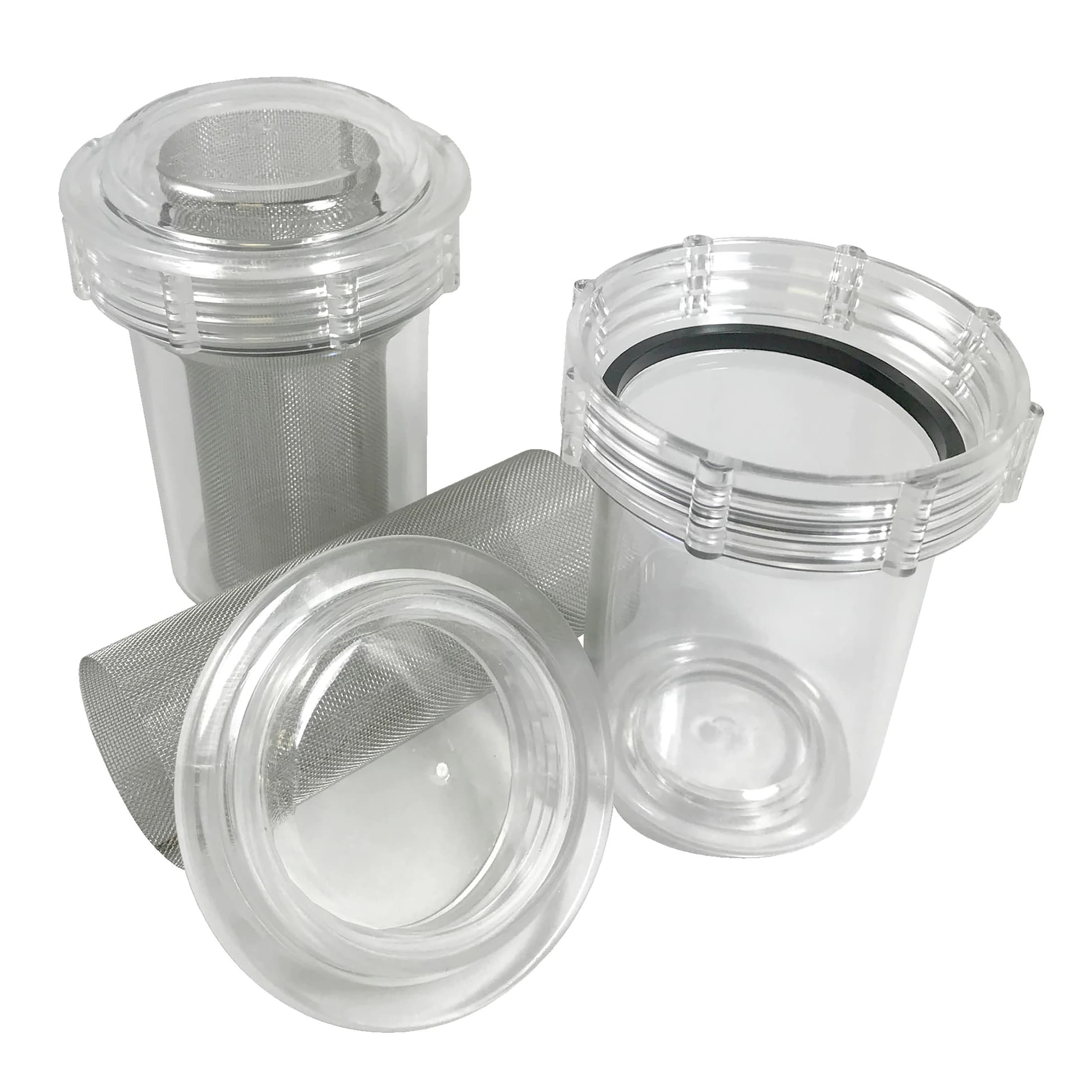 Unipack Evac Canister 82350 with Mesh, 3-1/2 in x 4-3/8 in, 8/Box - Evac Canister 82350 w/ Mesh - Image 1