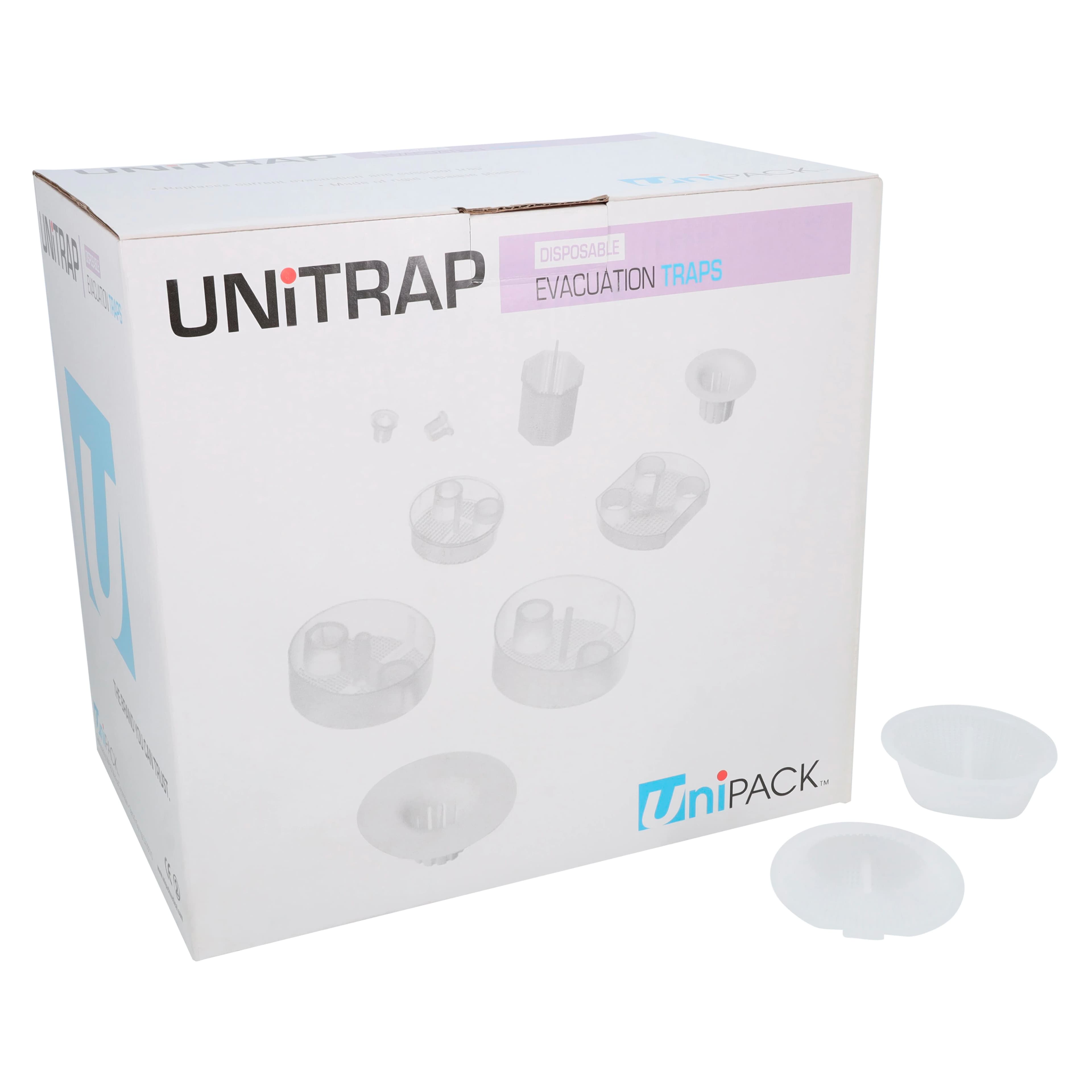 Unipack Evacuation Trap 85512, 2.75 in, 144/Box thumbnail 2