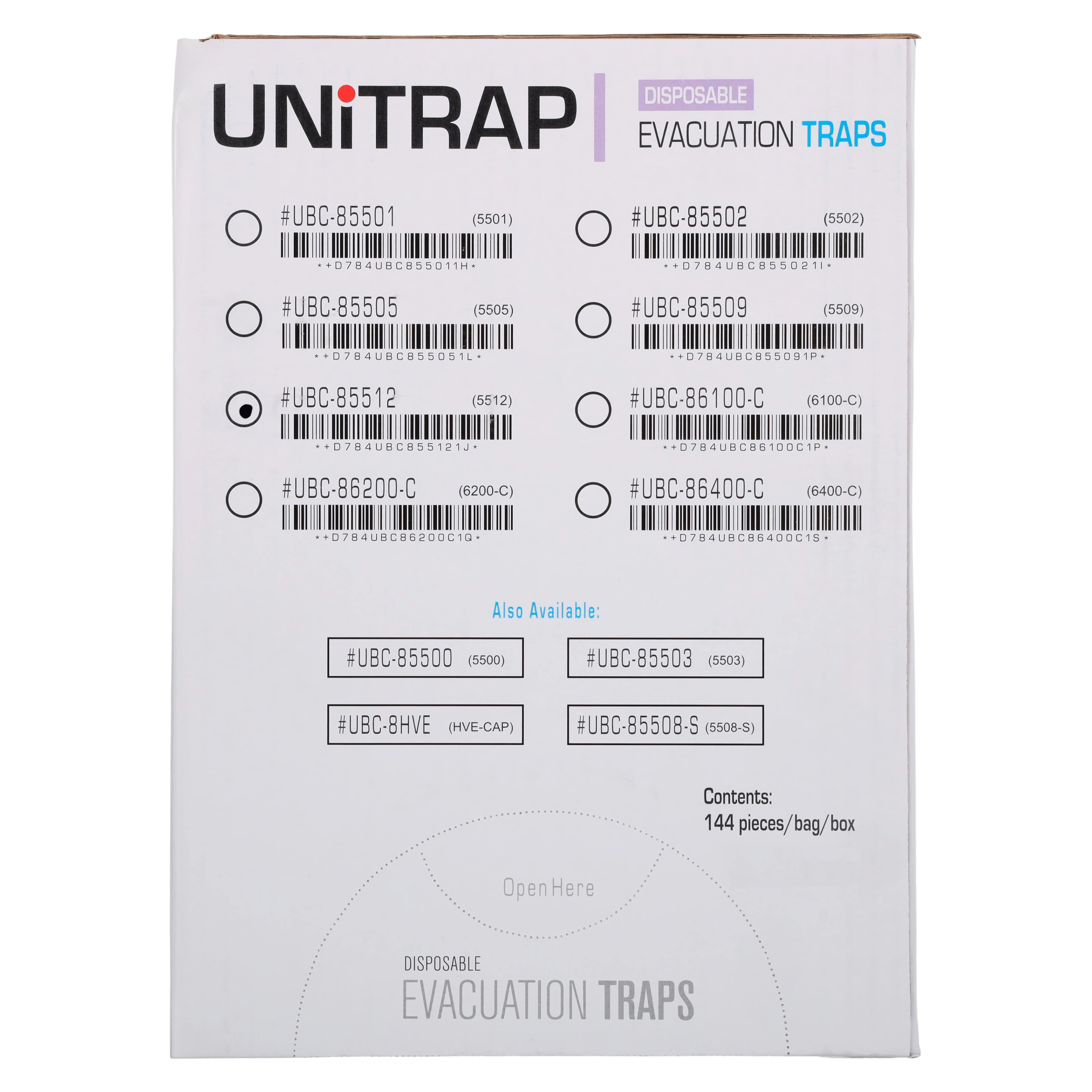 Unipack Evacuation Trap 85512, 2.75 in, 144/Box thumbnail 8