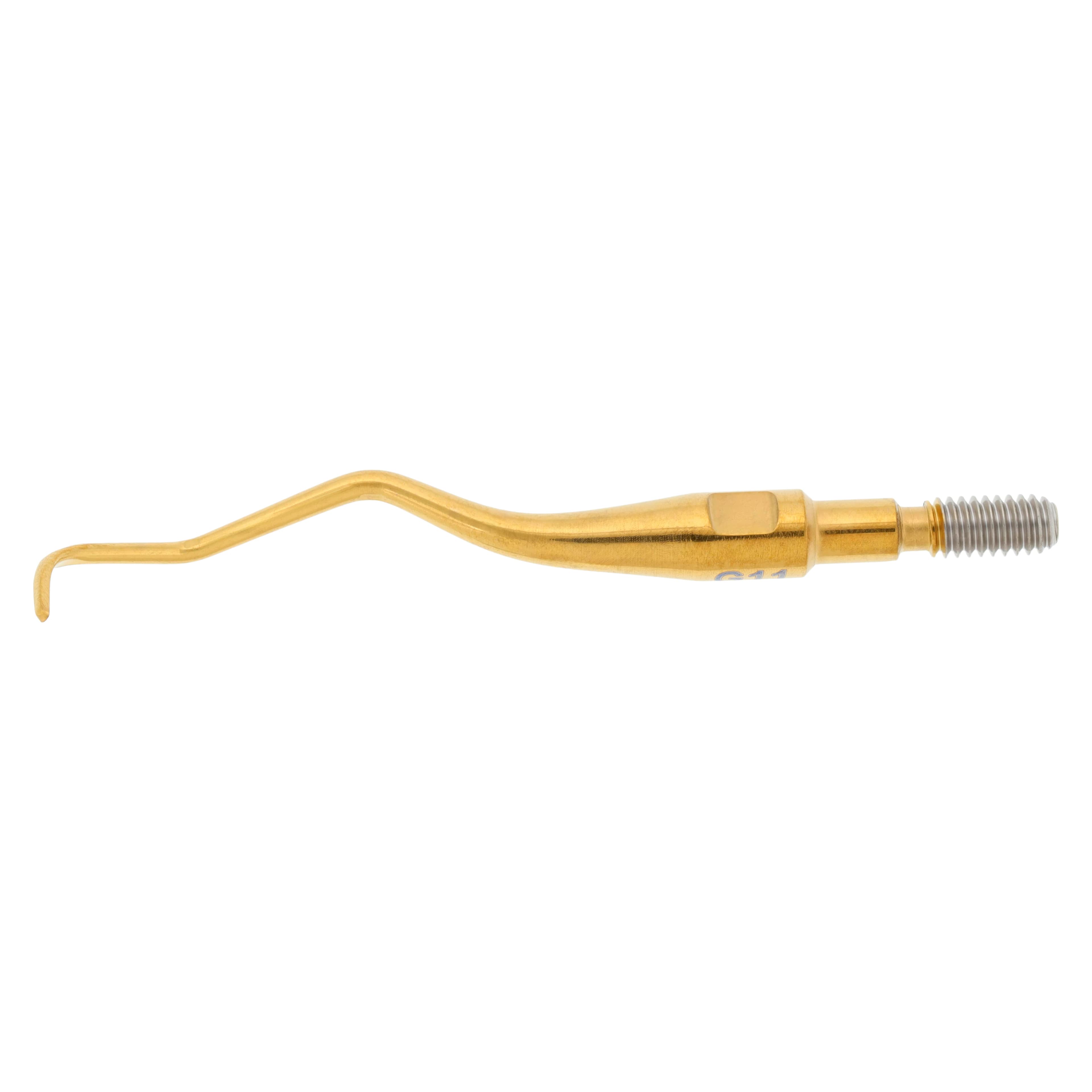 XP Squared Technology Quik-Tip Gracey Standard 11 Curette, Cone Socket, 440A Stainless Steel, AEG11XPQT - Gracey 11 XP Quik Tip - Image 1
