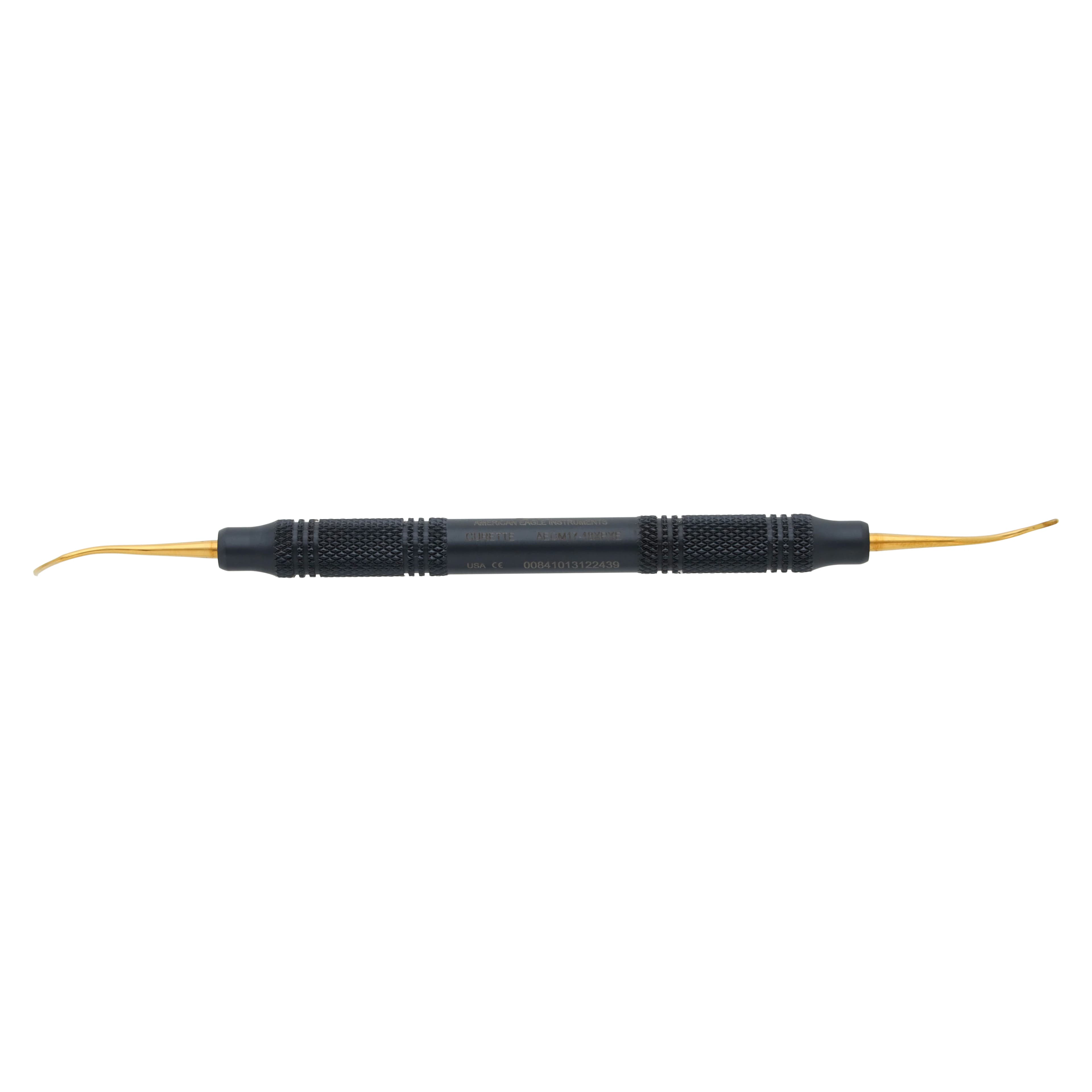 XP SQUARED Technology Universal Curette, McCall 17/18, EagleLite Resin Handle, Molar, Black, Double End thumbnail 7
