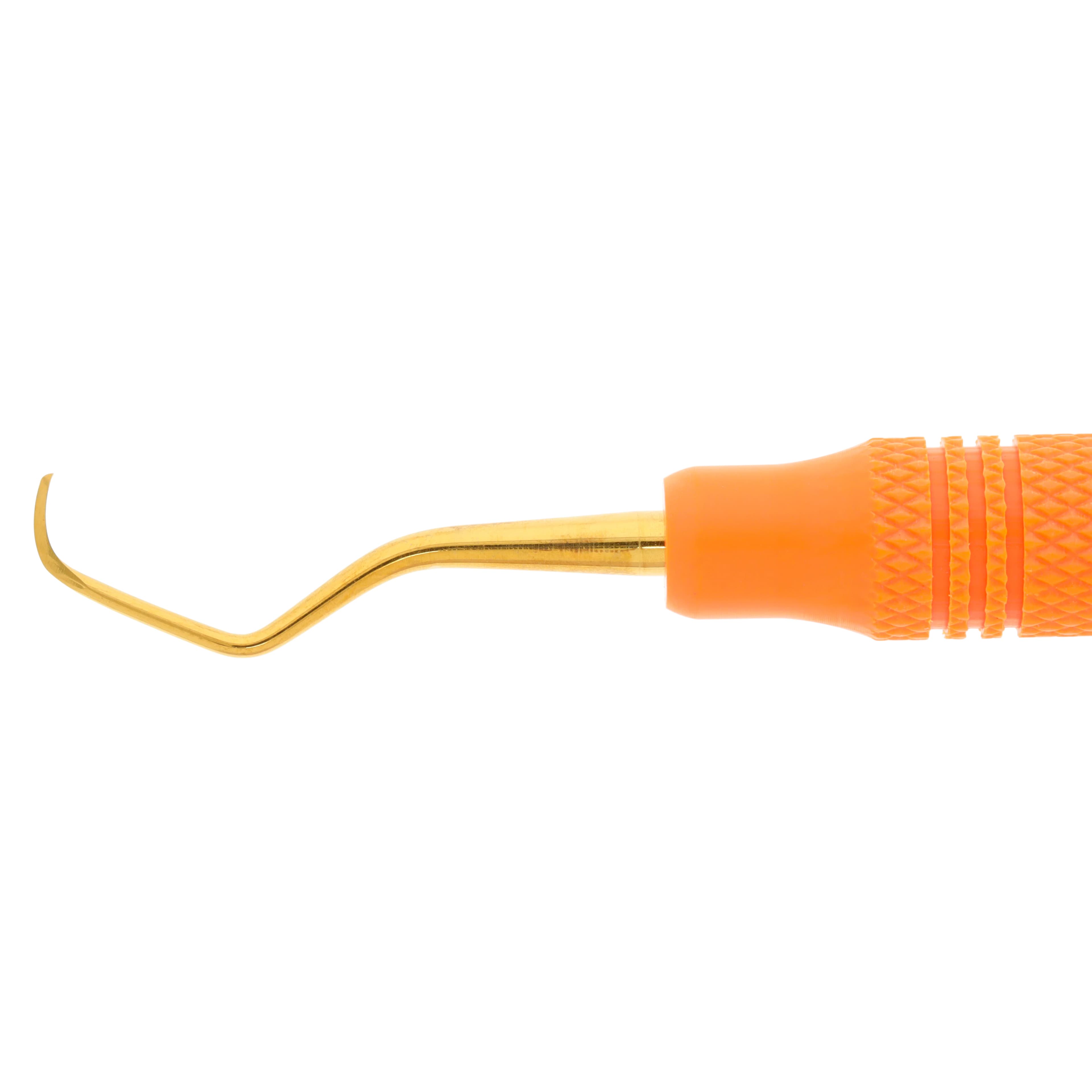 XP SQUARED Technology Scaler N137 Curaler, EagleLite Resin Handle, Anterior, Orange, Double End, AESN137XPXE thumbnail 3