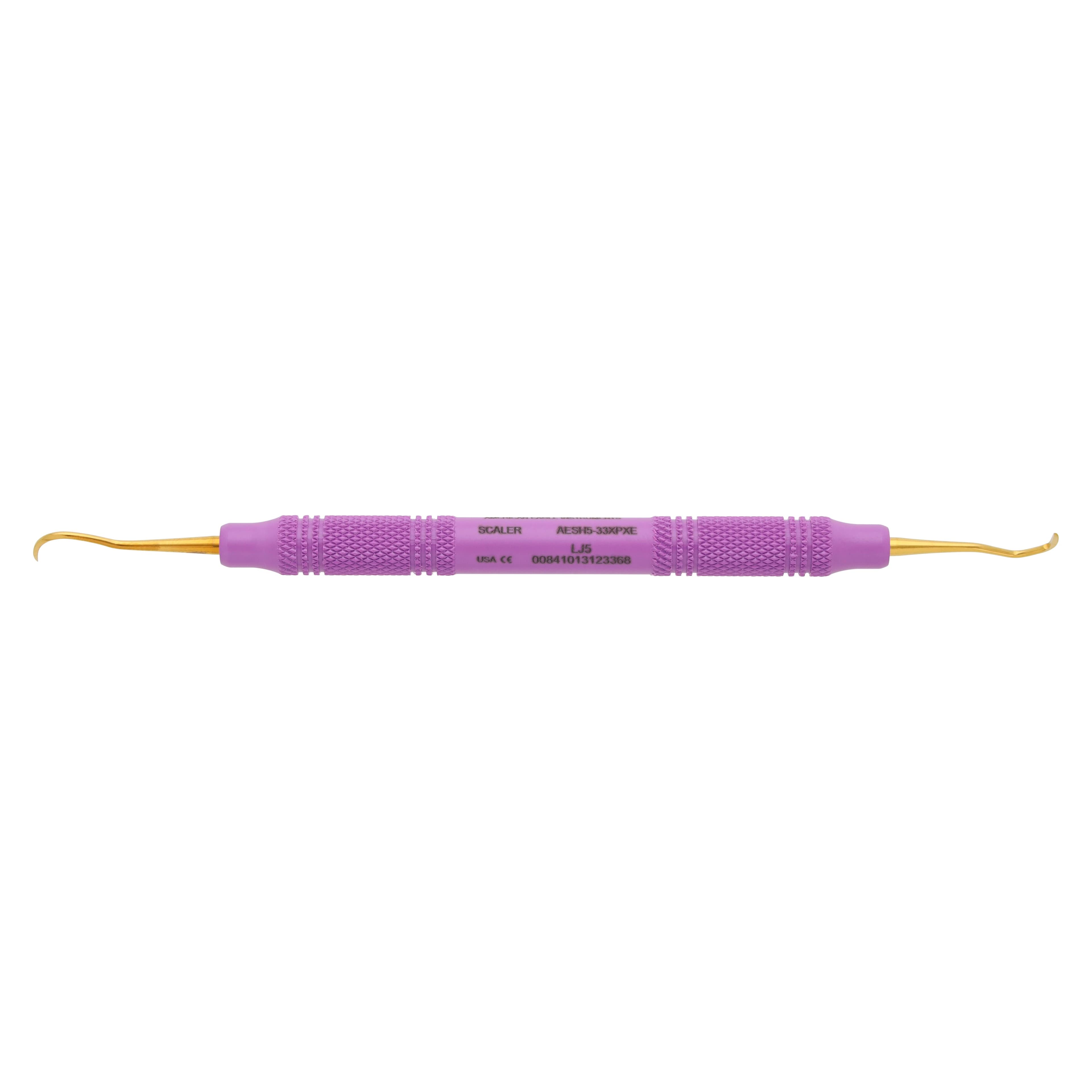 XP SQUARED Technology Scaler H5/33, EagleLite Resin Handle, Purple, Double End, AESH5-33XPX thumbnail 5