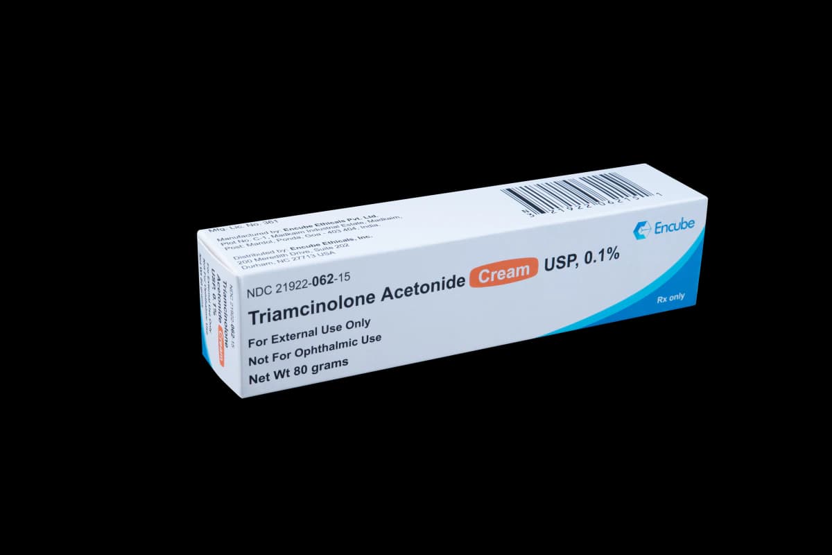 Triamcinolone Acetonide Cream 0.10%, 80g Tube - Triamcinolone Acetonide Cream - Image 1