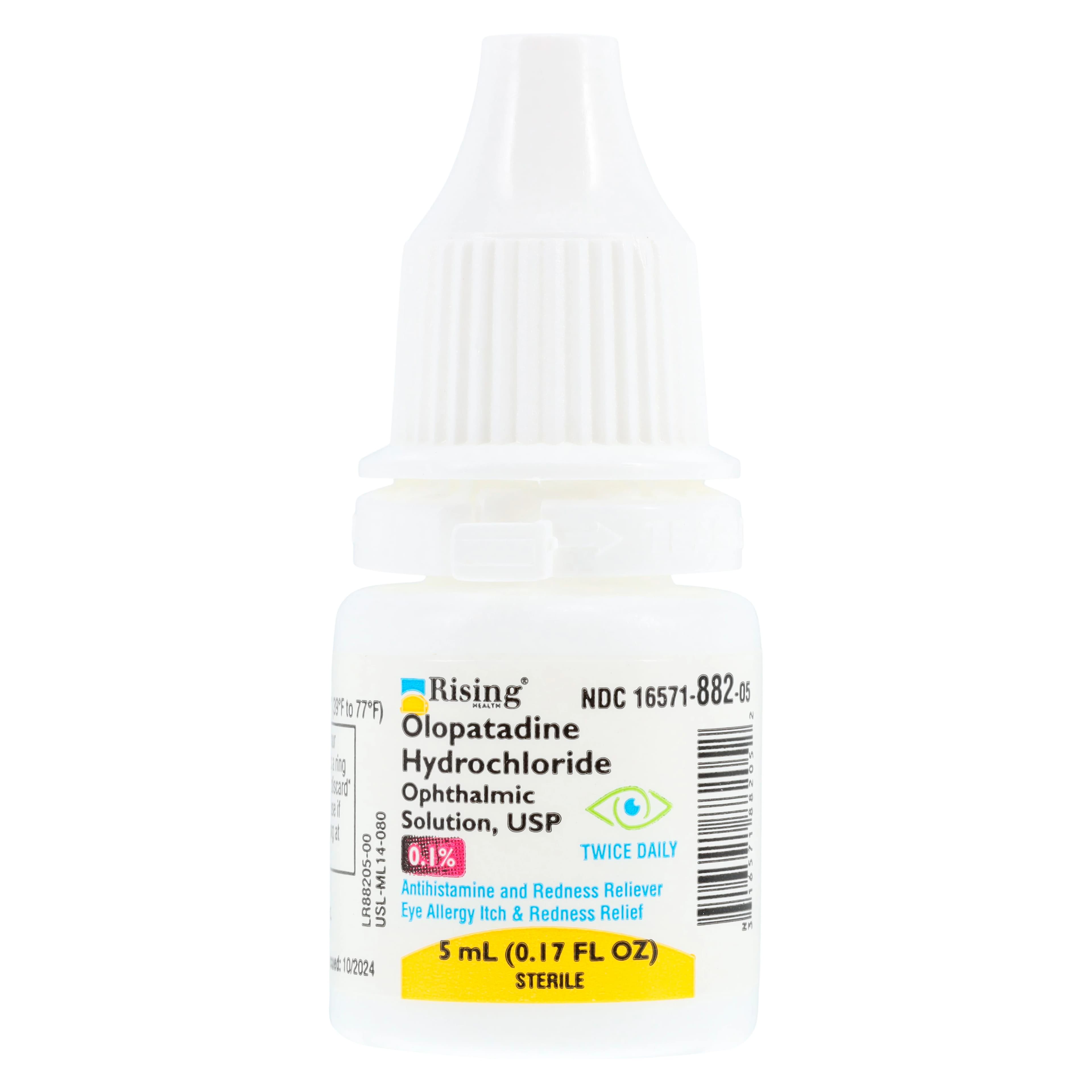 Olopatadine HCl Ophthalmic Solution 0.1%, 5 mL Bottle thumbnail 7