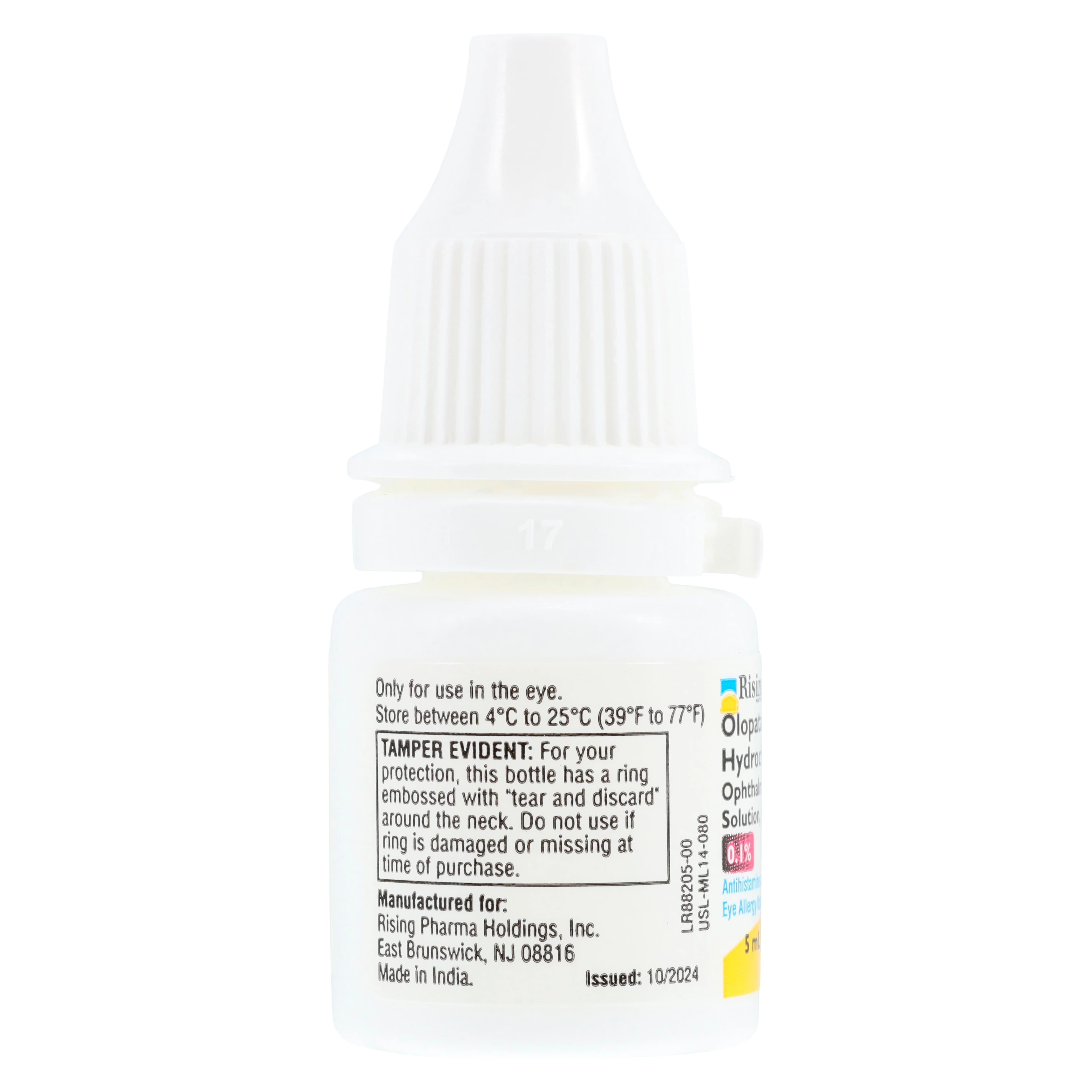 Olopatadine HCl Ophthalmic Solution 0.1%, 5 mL Bottle thumbnail 5