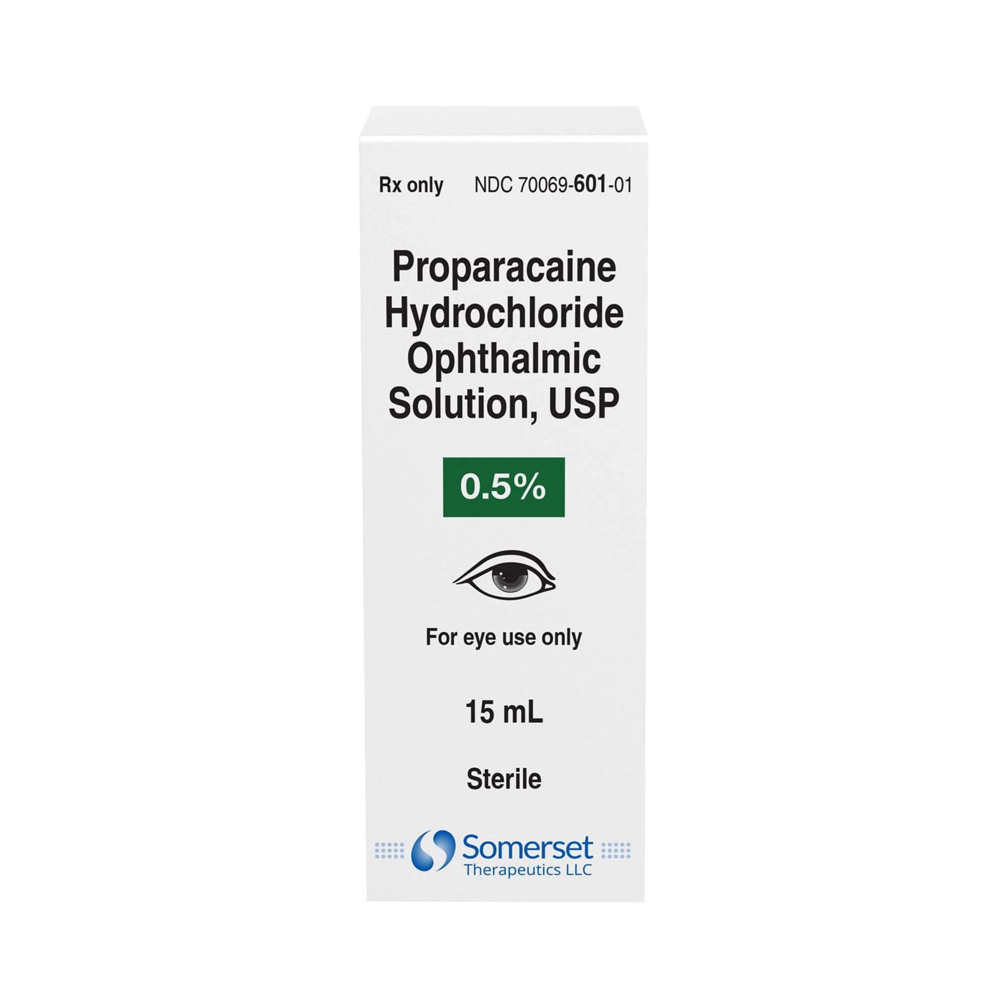 Proparacaine HCl Ophthalmic Solution 0.5%, 15 mL Bottle, Somerset Pharma LLC - Proparacaine HCl Ophth Sol - Image 1