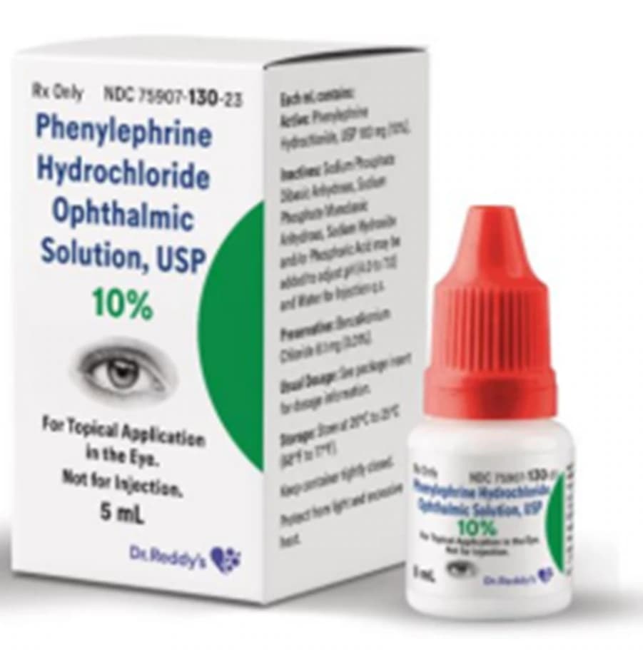 Phenylephrine HCl Ophthalmic Solution 10%, 5 mL Bottle thumbnail 2