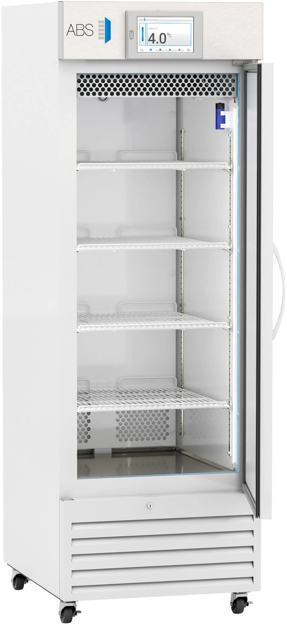 American Biotech Supply TempLog Premier Laboratory Refrigerator, 23 Cu Ft, Solid Door, Right Hinge, 2C to 15C, Touchscreen thumbnail 2