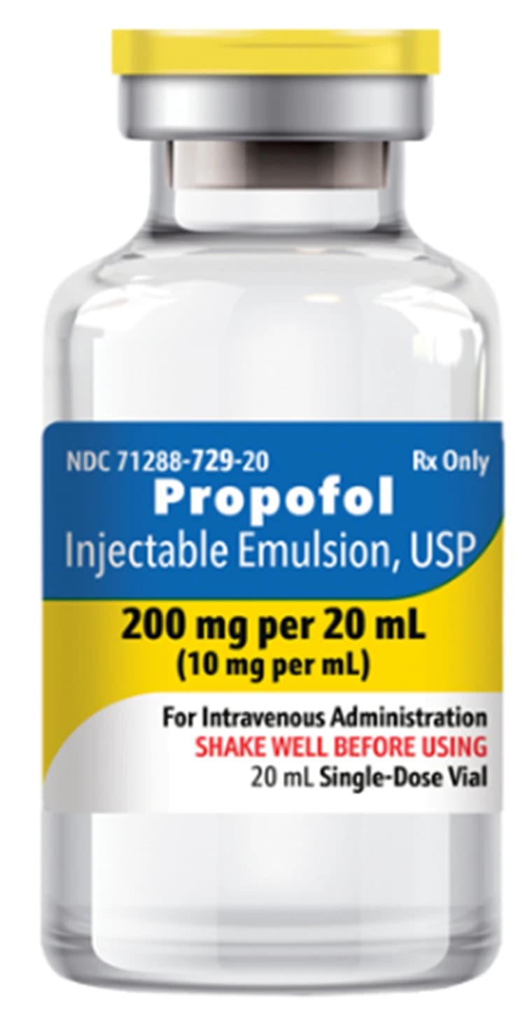 Propofol Injection 10mg/mL EDTA SDV 20mL, 10/Package - Propofol Inj SDV 20mL (EDTA) - Image 1