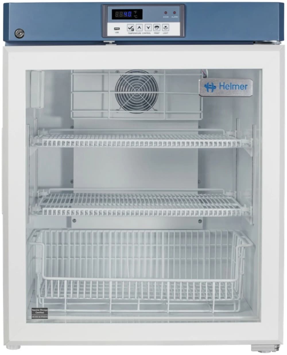 Helmer Scientific Medical/Laboratory Refrigerator, 4.6 Cu Ft, Glass Door, Each - Refrigerator Medical/Laborator - Image 1