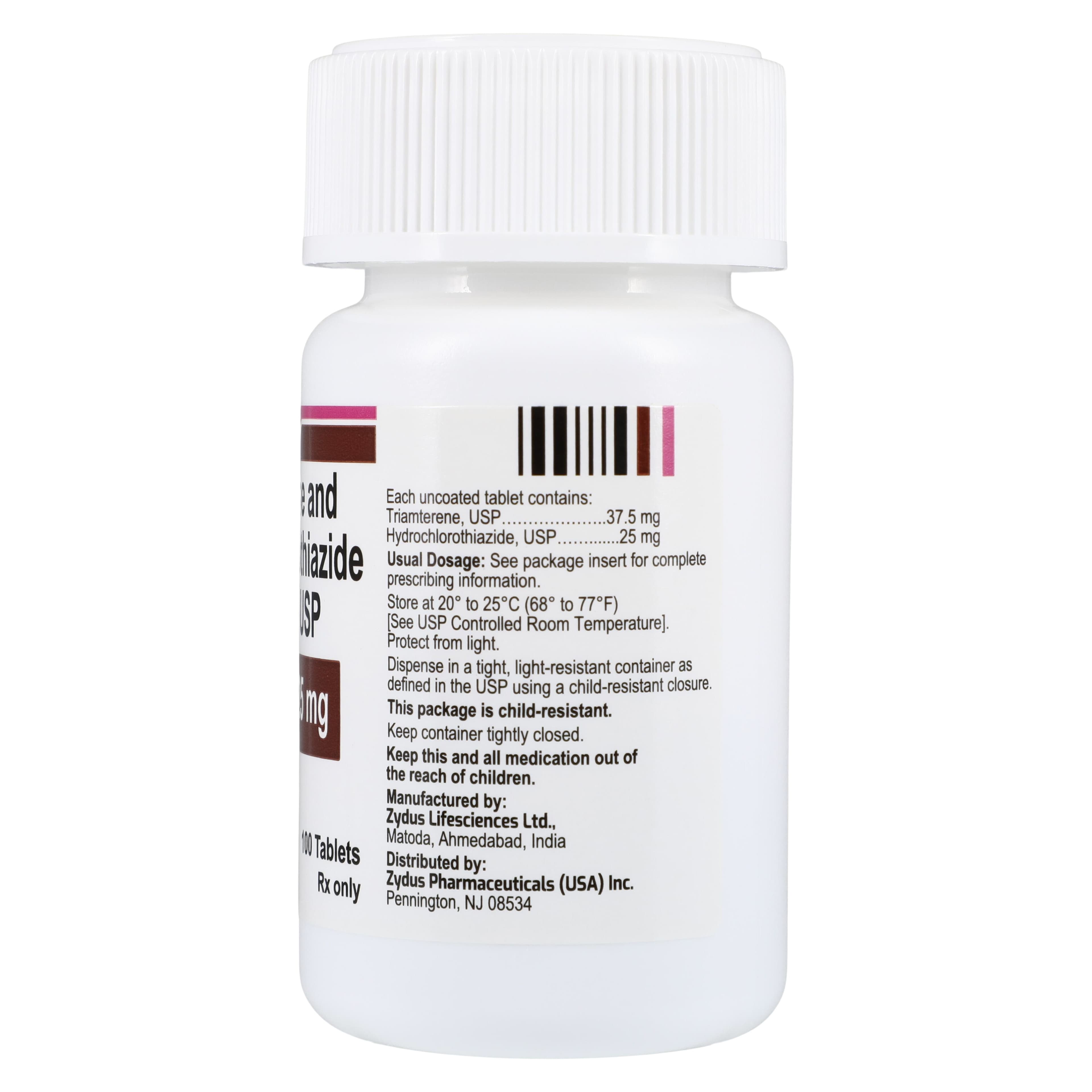 Triamterene/HCTZ Tablets 37.5mg/25mg, 100/Bottle thumbnail 2