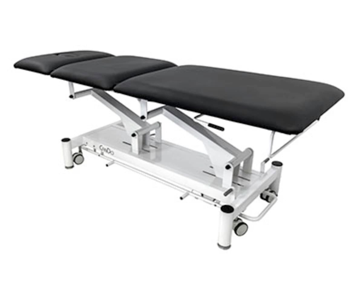 CanDo Hi-Lo Treatment Table, Imperial Blue, 550 lb Capacity - CanDo Hi-Lo Treatment Table - Image 1