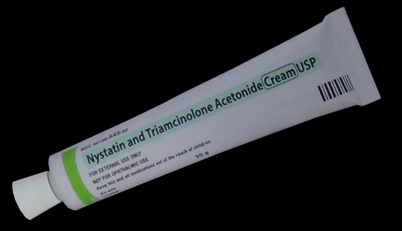 Nystatin & Triamcinolone Cream, 100 mu/gm, 30g Tube - Nystatin & Triamcinolone Cream - Image 1