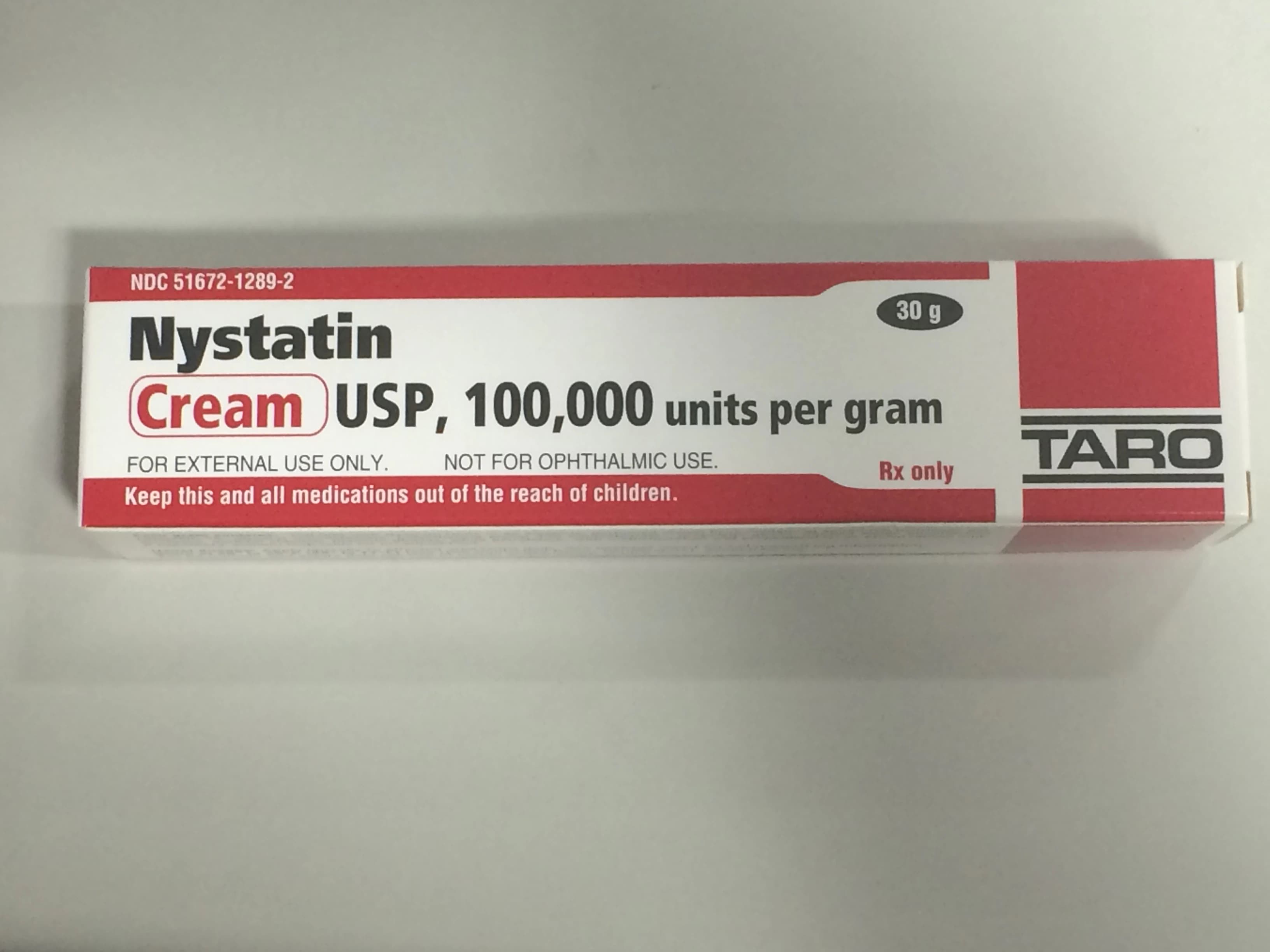 Nystatin Cream, Topical, 100MU, 30g Tube - Nystatin Cream - Image 1