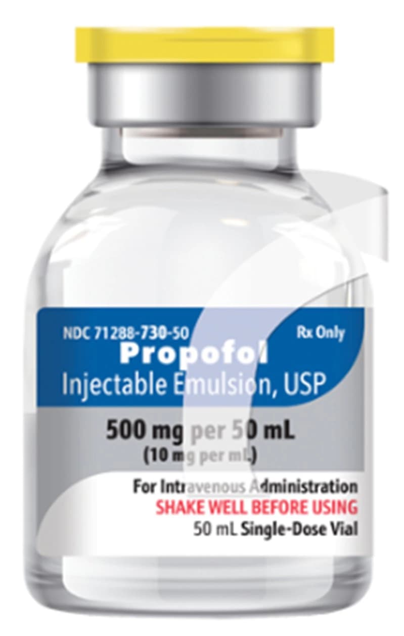 Propofol Injection 10mg/mL SDV 50mL, 10/Package - Propofol Inj SDV 50mL - Image 1
