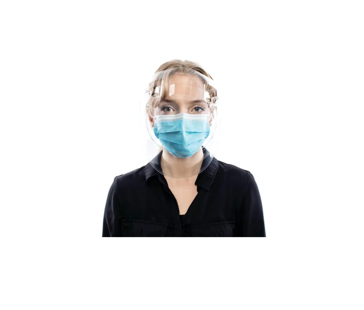 Marketlab BetterShield Full Face Shield, Clear, 100/Package - Shields Full Face Bettershield - Image 1