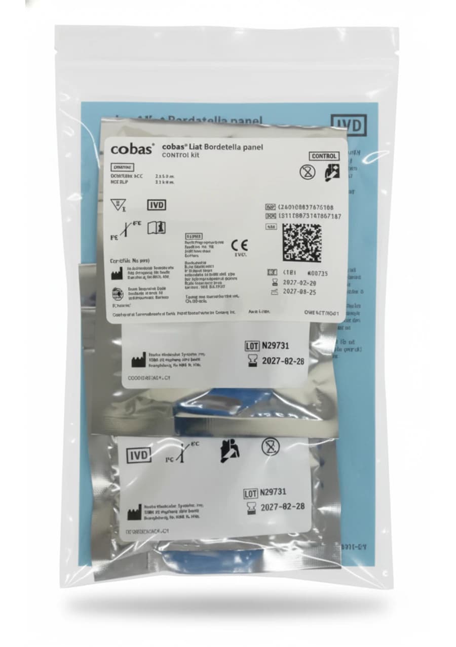 Cobas Liat Bordetella Controls Kit, Positive/Negative, 6/Box - Cobas Liat Bordetella CTRLS - Image 1