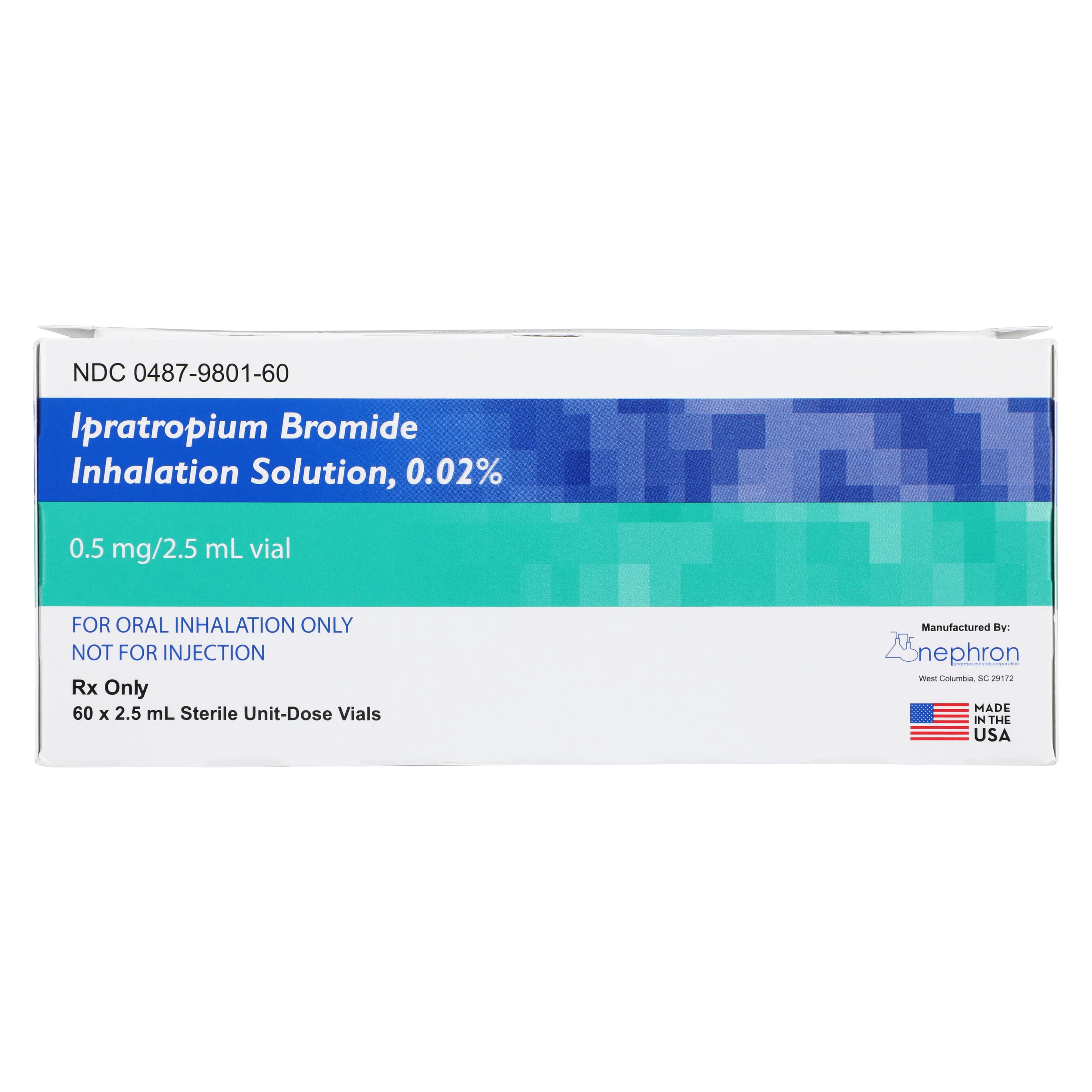 Ipratropium Bromide Inhalation Solution 0.02%, Unit Dose, 2.5mL, 60/Box thumbnail 4