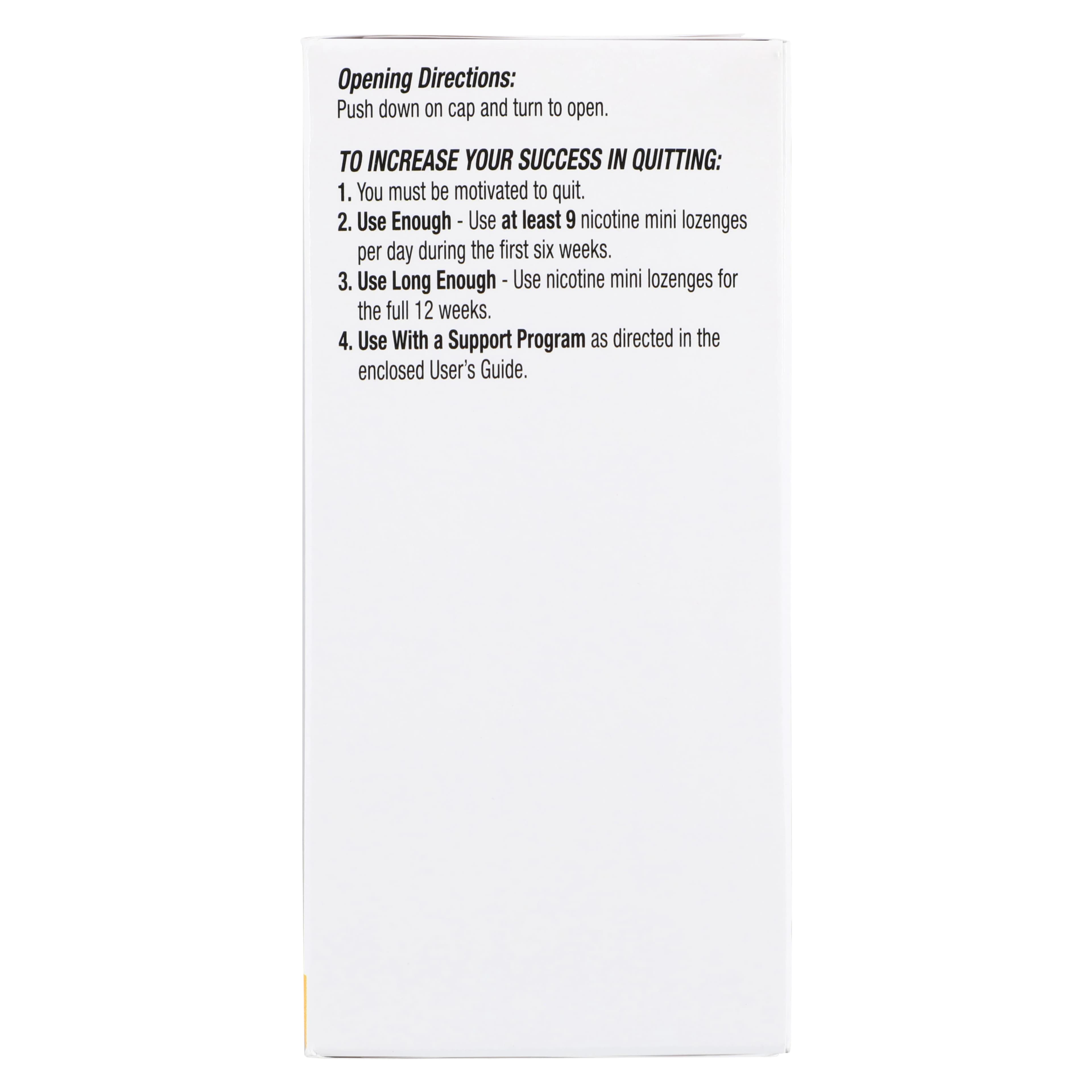 Nicotine Lozenge Mint 4mg, 81 Count Box thumbnail 3
