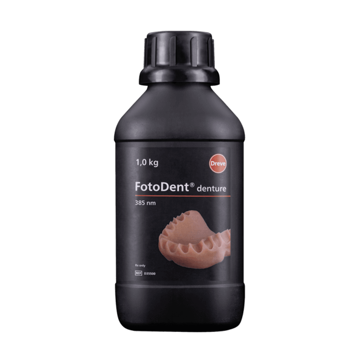 FotoDent® Denture Pink-Opaque 385nm 3D Printing Resin, 1.0 kg Bottle thumbnail 2