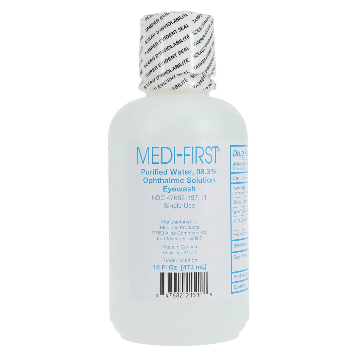 Medi-1st Eye & Skin Wash Solution, 98.3%, 16 oz/Bottle - Medi-1st Eye & Skin Wash - Image 1