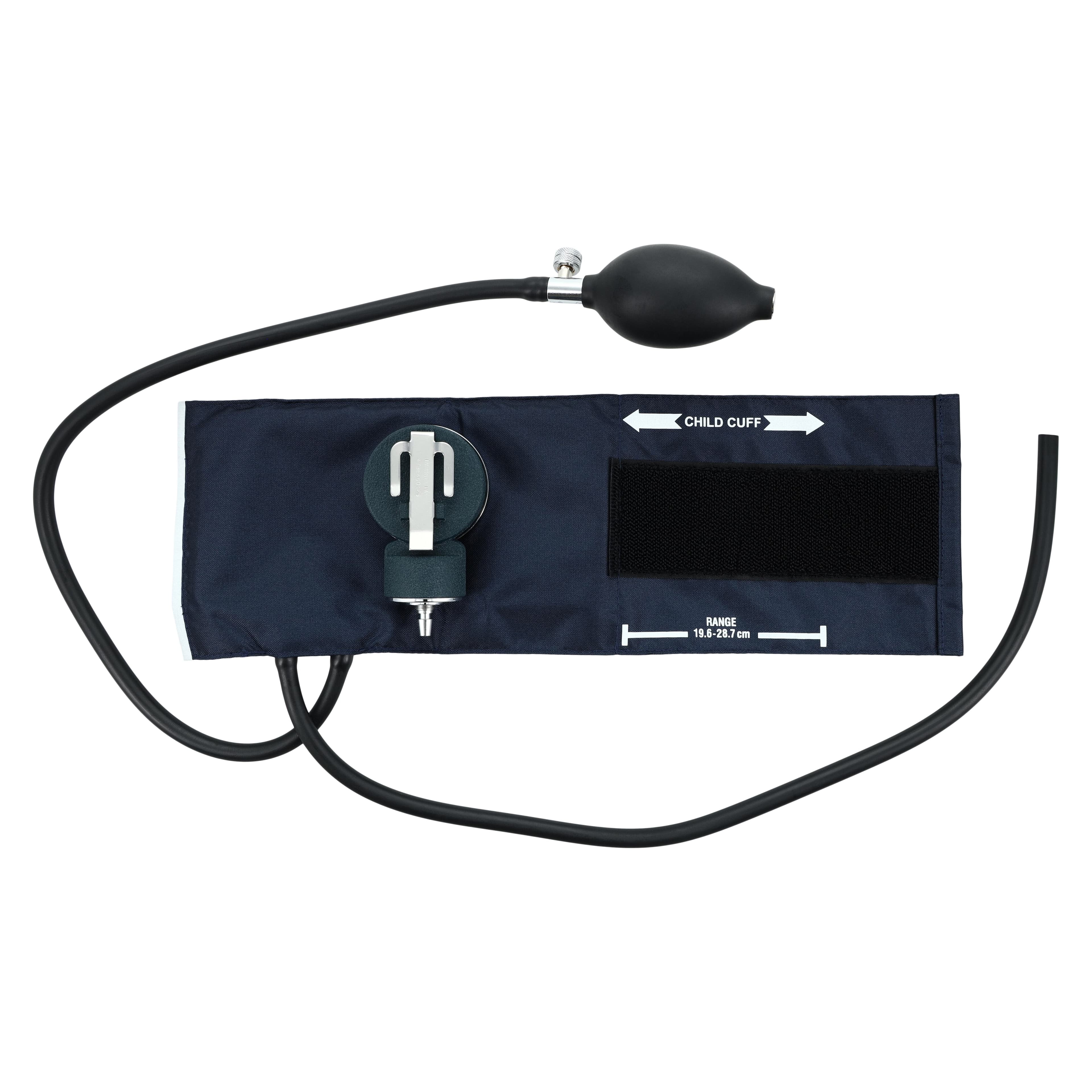 Precision Aneroid Sphygmomanometer with Child Cuff, Navy Blue, Latex-Free, Arm Dial Display thumbnail 4
