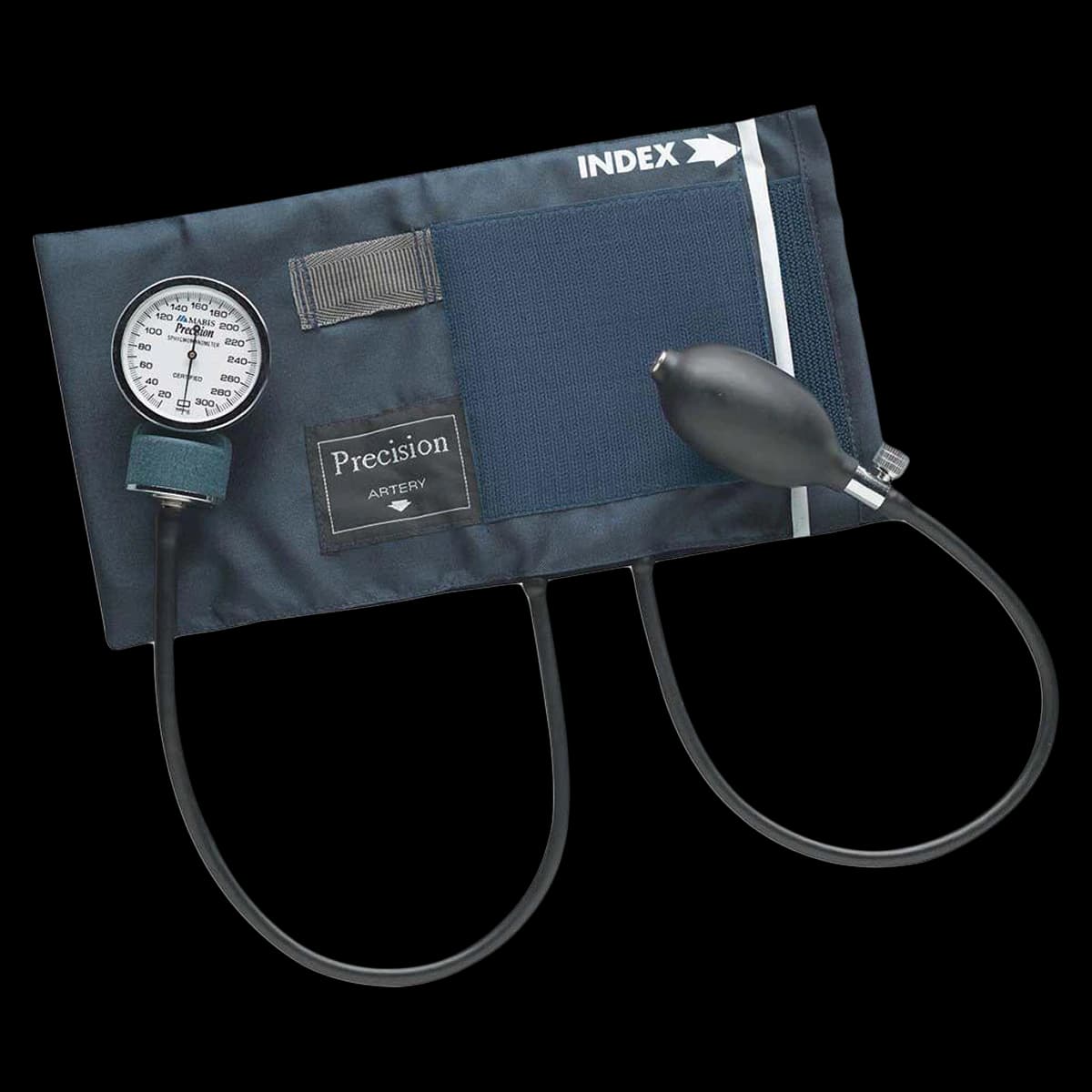 Aneroid Sphygmomanometer, Precision, Blue Nylon Cuff, Adult, Latex-Free, 01-140-011 - Aneroid Sphyg Blue Nylon Cuff - Image 1
