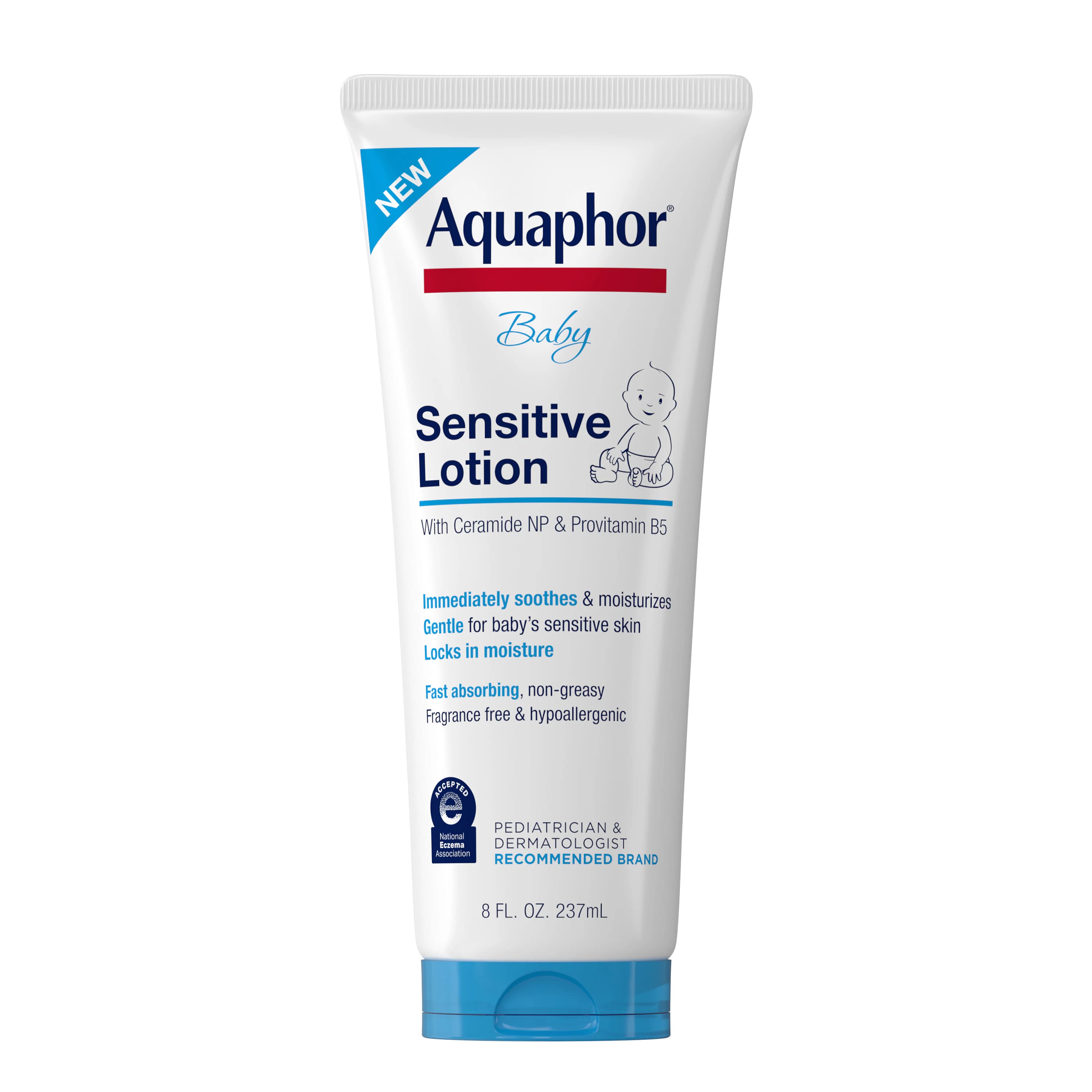 Aquaphor Baby Sensitive Lotion, 8 oz/Tube - Aquaphor Baby Sensitive Lotion - Image 1