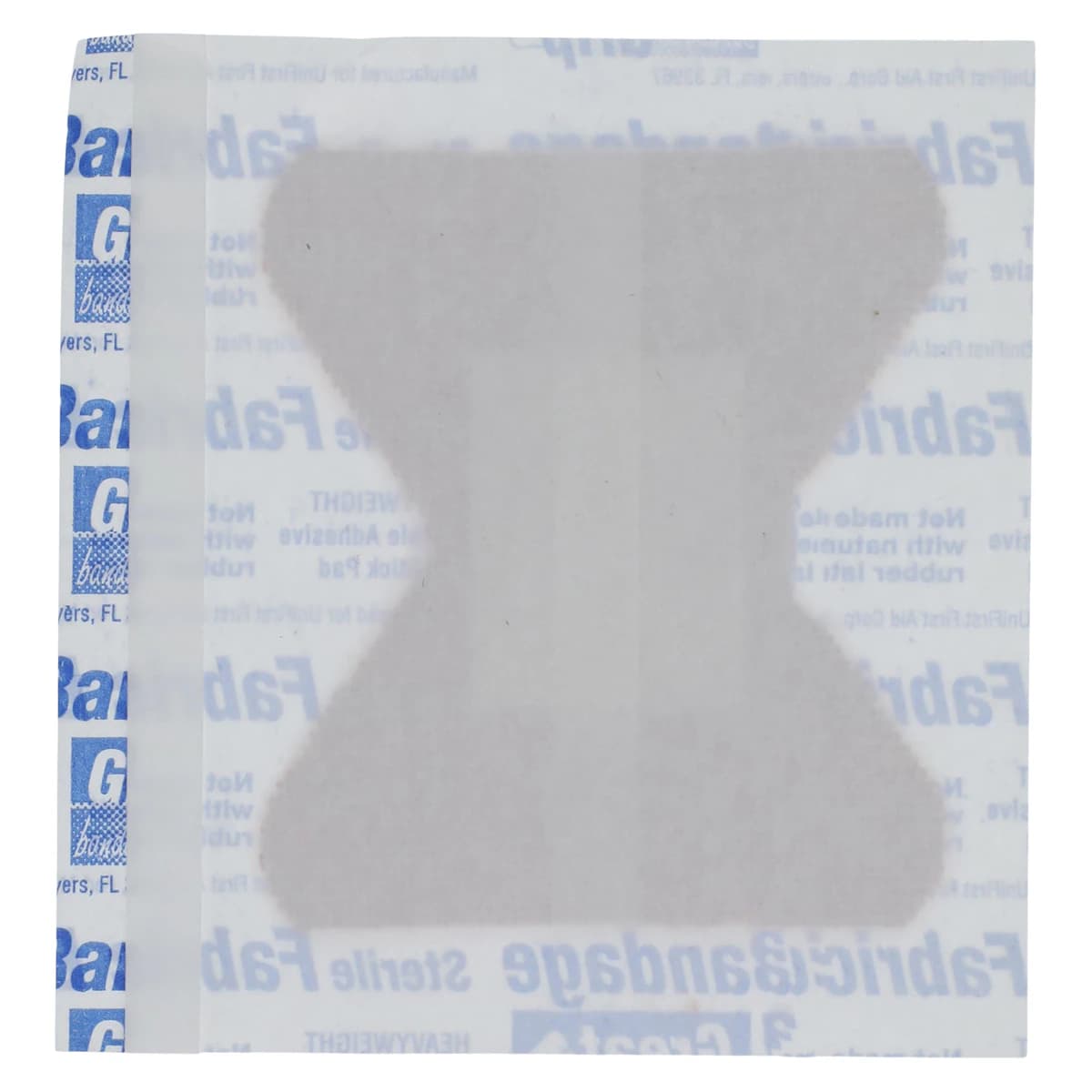 Medi-First Heavyweight Fabric Adhesive Bandage, Fingertip, 1.75" x 2", Tan, Sterile, 40/Package thumbnail 3