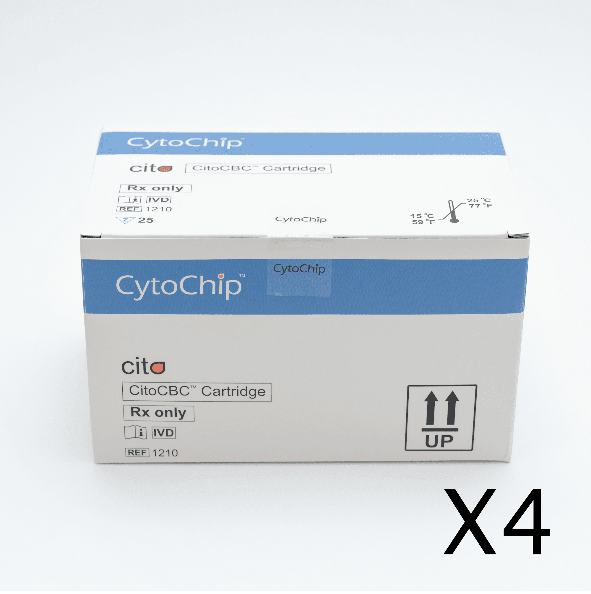 CitoCBC Test Cartridge 4-Pack Bundle - CitoCBC Cartridge 4-Pack Bundl - Image 1