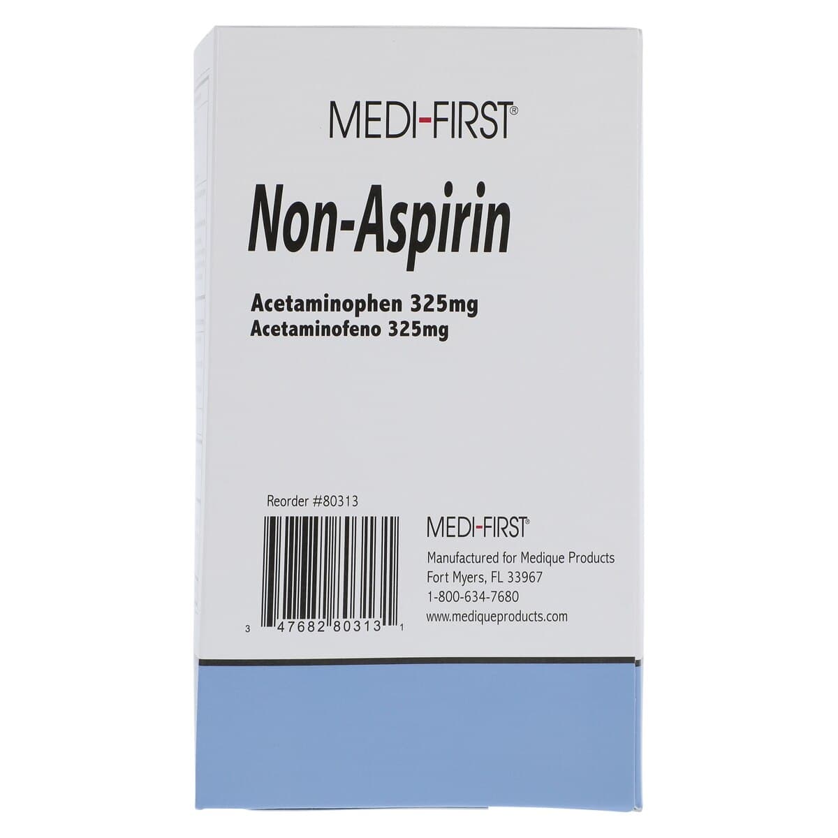 Medi-First Non-Aspirin Tablets, 325mg, 500/Box thumbnail 7