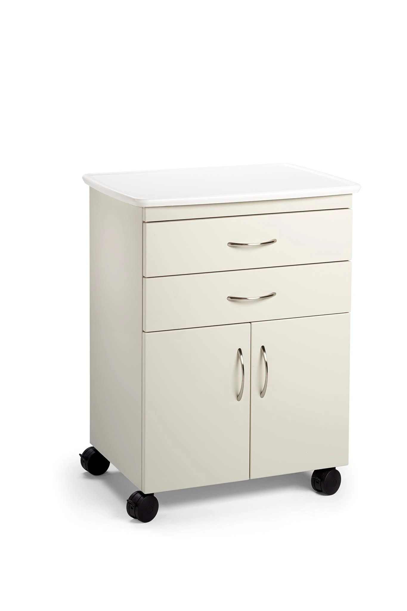 Midmark Treatment Cabinet, Mobile, 2 Drawer/Double Door, 33x27x18" with 4" Quiet Casters - Cabinet Tx Mob 2Drw/Dbl Dr - Image 1