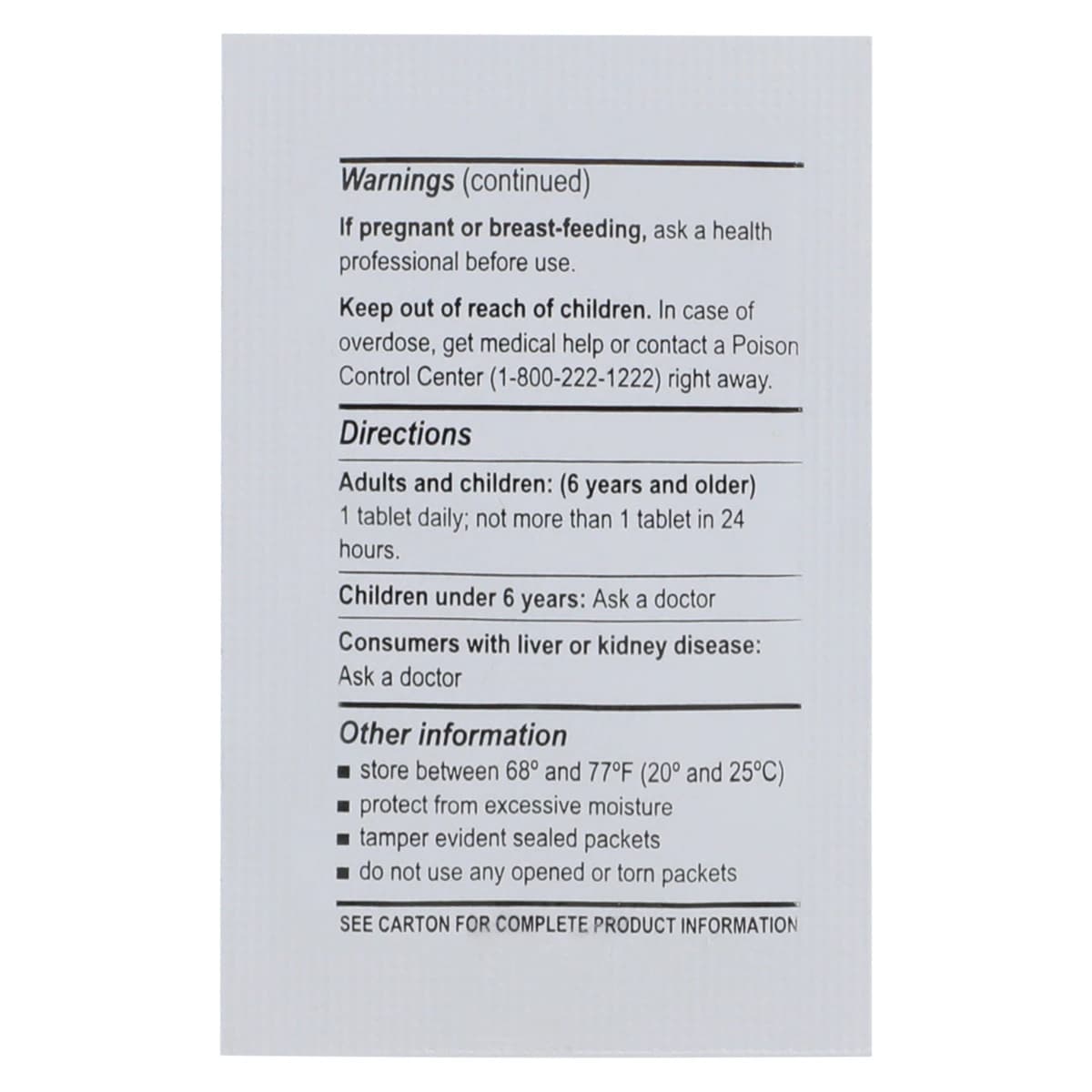 Loradamed Tablets UD, 10mg, Unit Dose Packet, 50/Box thumbnail 4