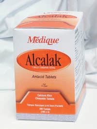 Alcalak Tablets Antacid, 420mg, Spearmint, 50x2/Box - Alcalak Tablets Antacid - Image 1