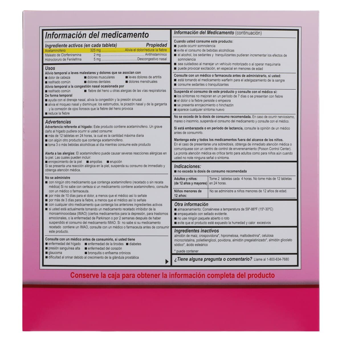 Medicidin-D Allergy Tablets, 325/2/5mg, Unit Dose, 250x2/Box thumbnail 7