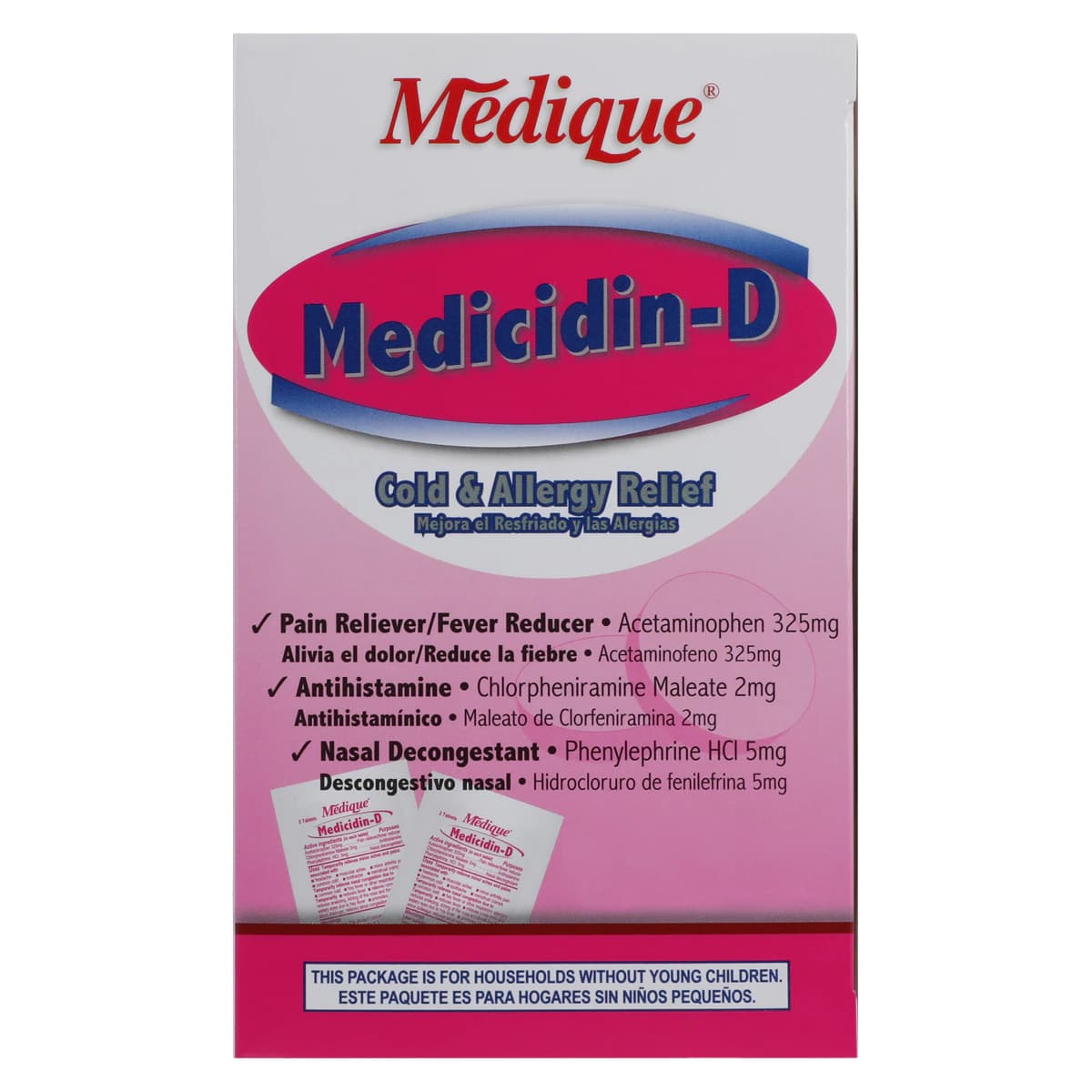 Medicidin-D Allergy Tablets, 325/2/5mg, Unit Dose, 250x2/Box thumbnail 6