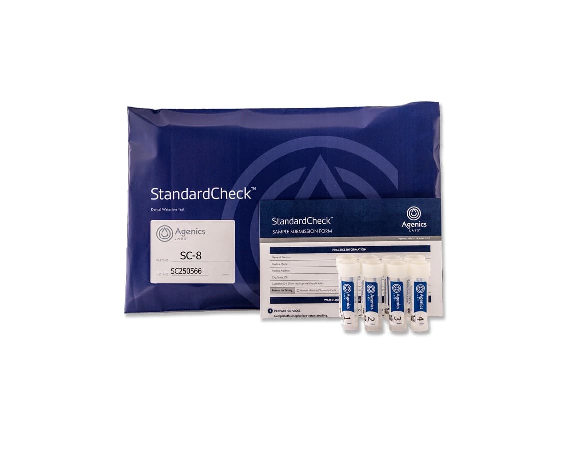 StandardCheck R2A Mail-In Waterline Test Kit, 8 Vials with OnTraq Reporting, 8/Package - StandardCheck Water Test Mail - Image 1