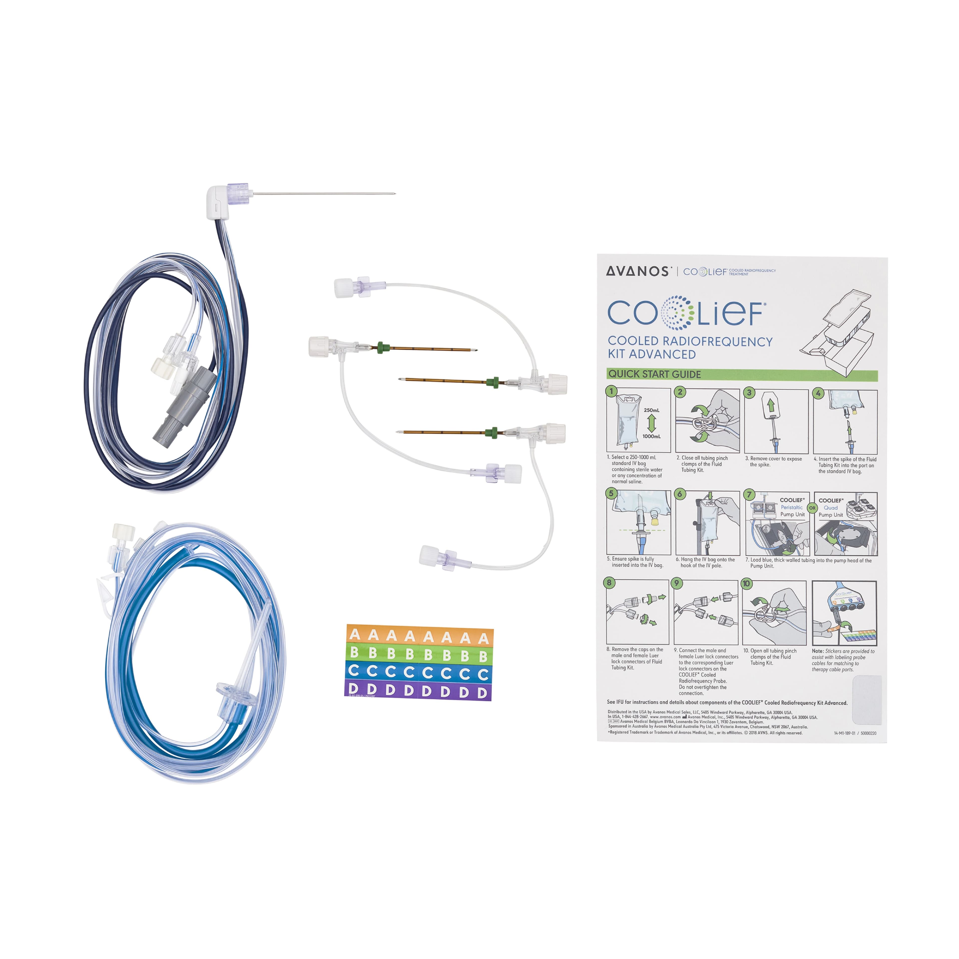 COOLIEF Cooled Radiofrequency Advanced Kit, 4mm Tip - Kit Adv Cooled RF 4mm Tip - Image 1