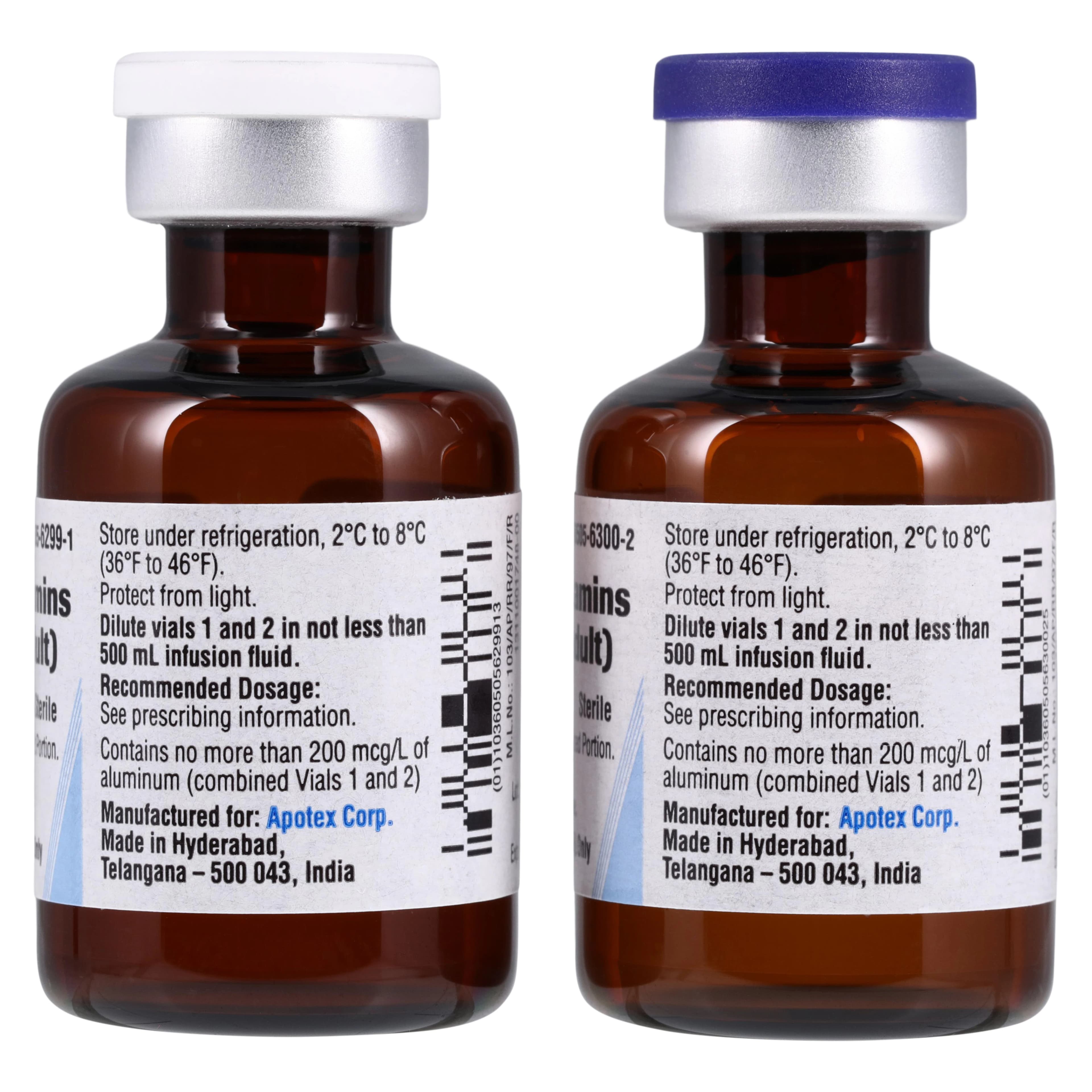 Multi Vit IV Inj 5mL + 5mL, Multiple Vitamins Injection, Adult SDV, 10/Package thumbnail 2