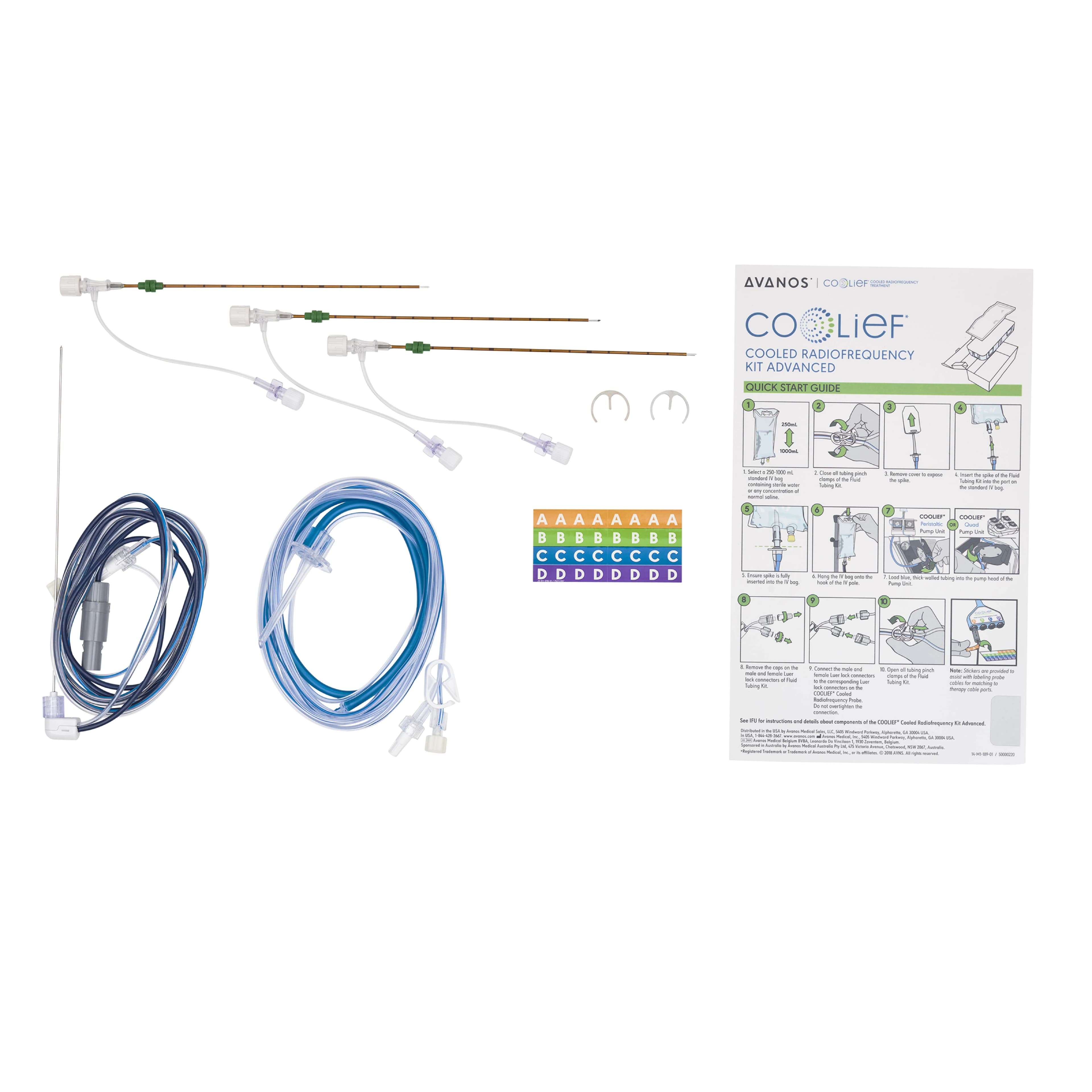 COOLIEF Cooled Radiofrequency Advanced Kit, 4mm Tip - Kit Adv Cooled RF 4mm Tip - Image 1