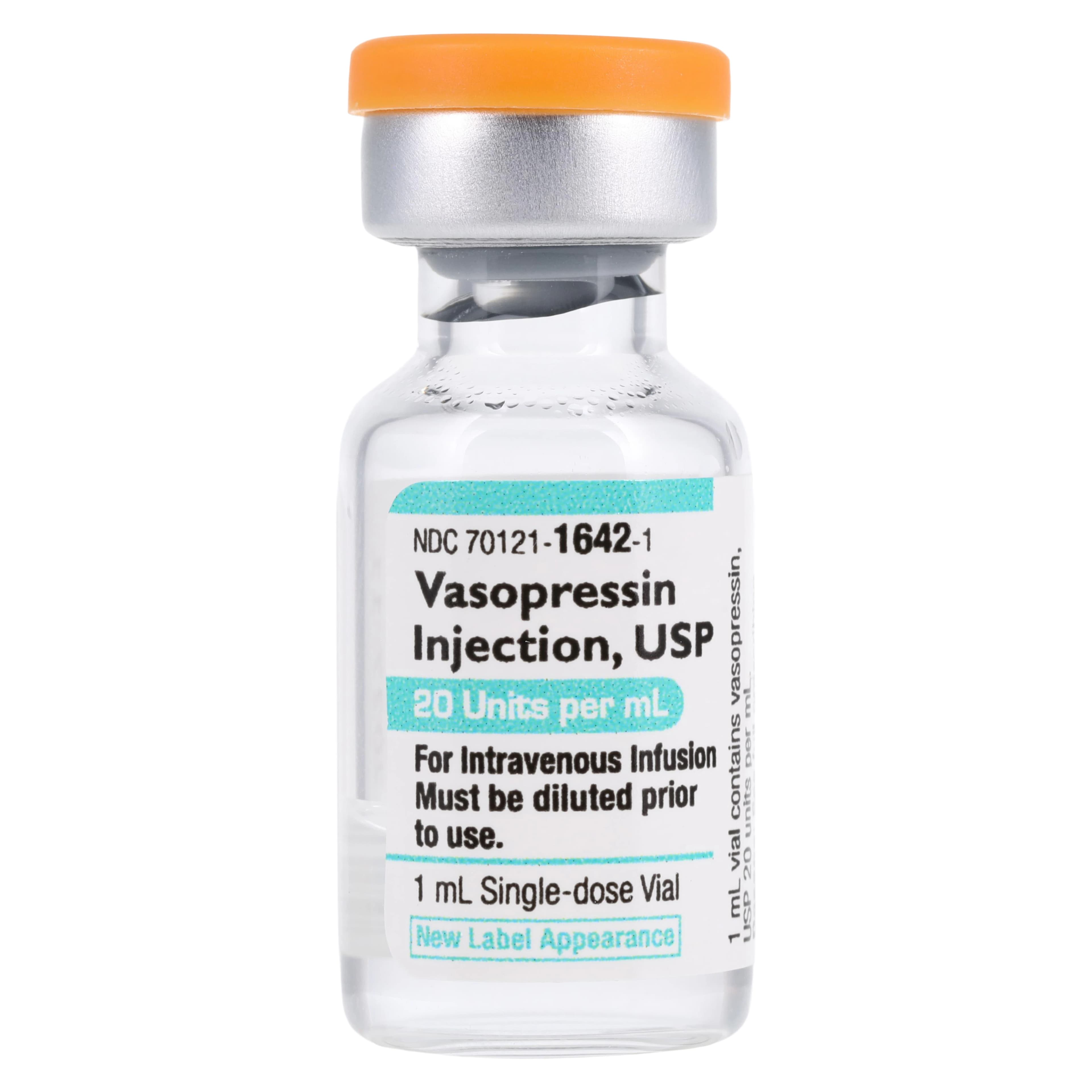 Vasopressin Injection, 20 units/mL, Single Dose Vial, 1 mL, 10/Package, Amneal thumbnail 4