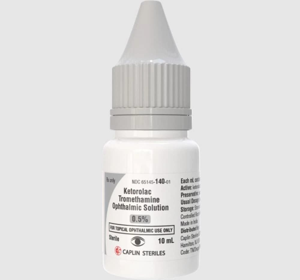 Ketorolac Ophthalmic Solution 0.5%, 10 mL Bottle - Ketorolac Ophthalmic Solution - Image 1
