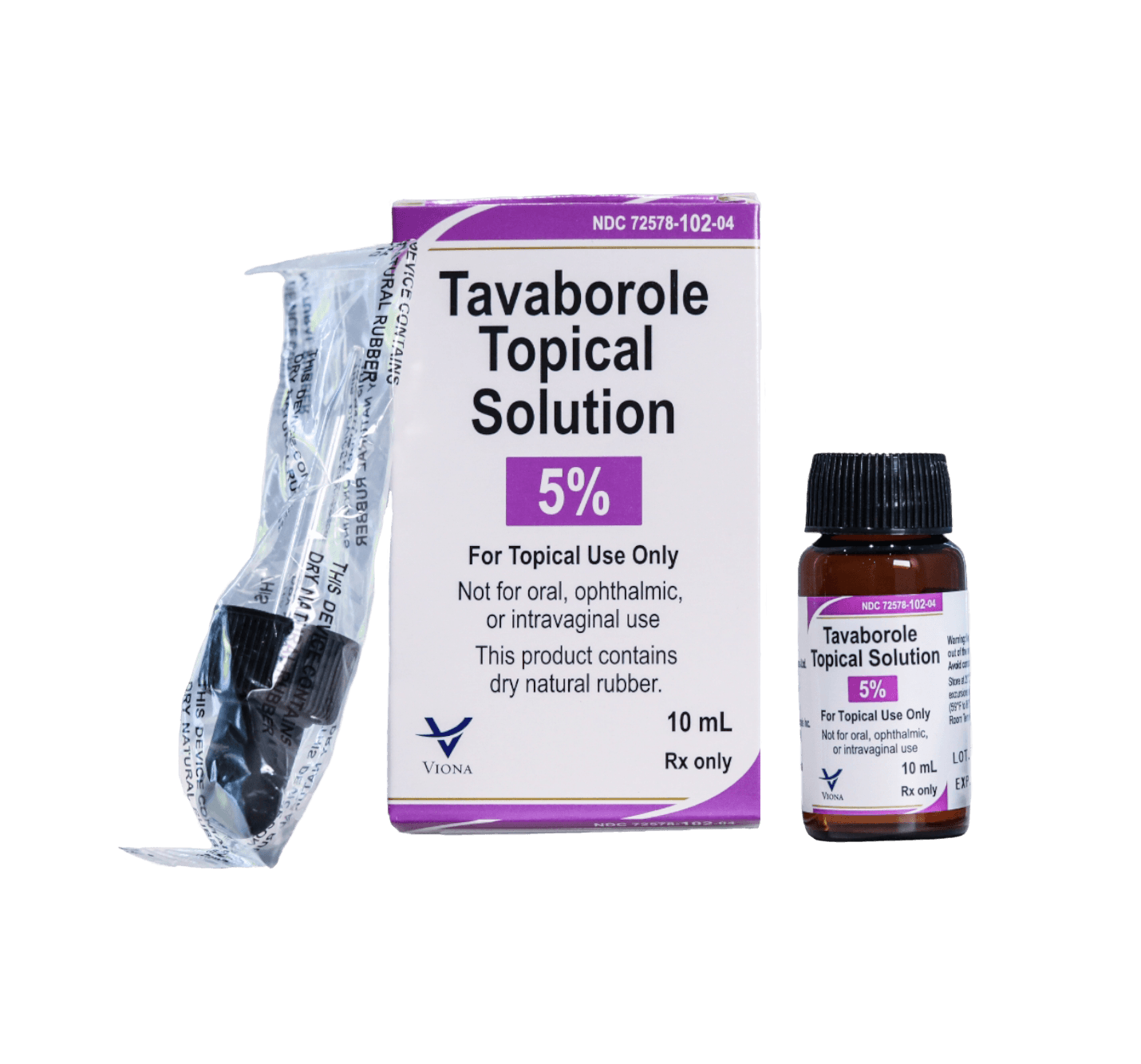Tavaborole Topical Solution 5%, 10 mL Bottle - Tavaborole Topical Solution 5% - Image 1