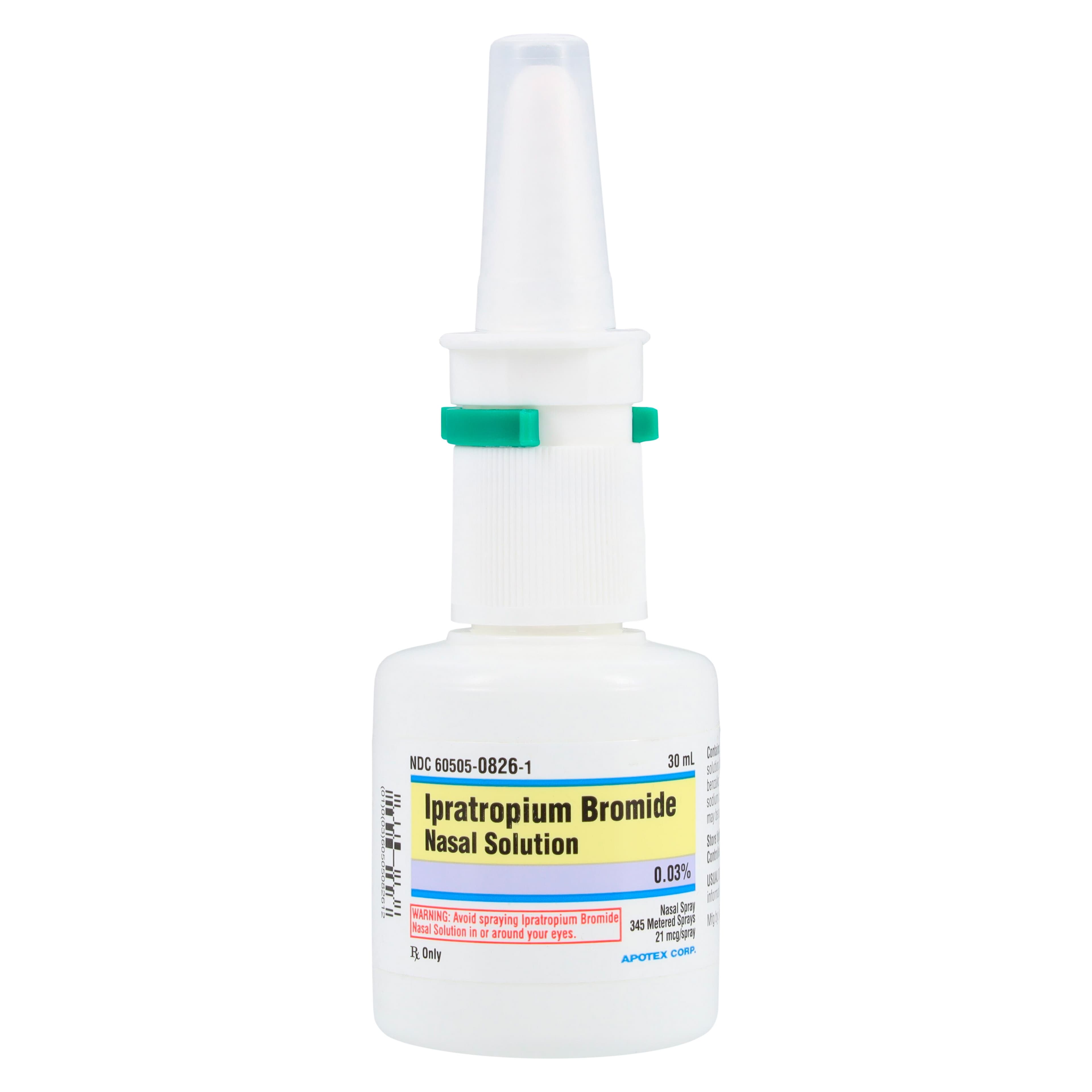 Ipratropium Bromide Nasal Spray 0.03%, 30mL Bottle, Apotex Corp thumbnail 3