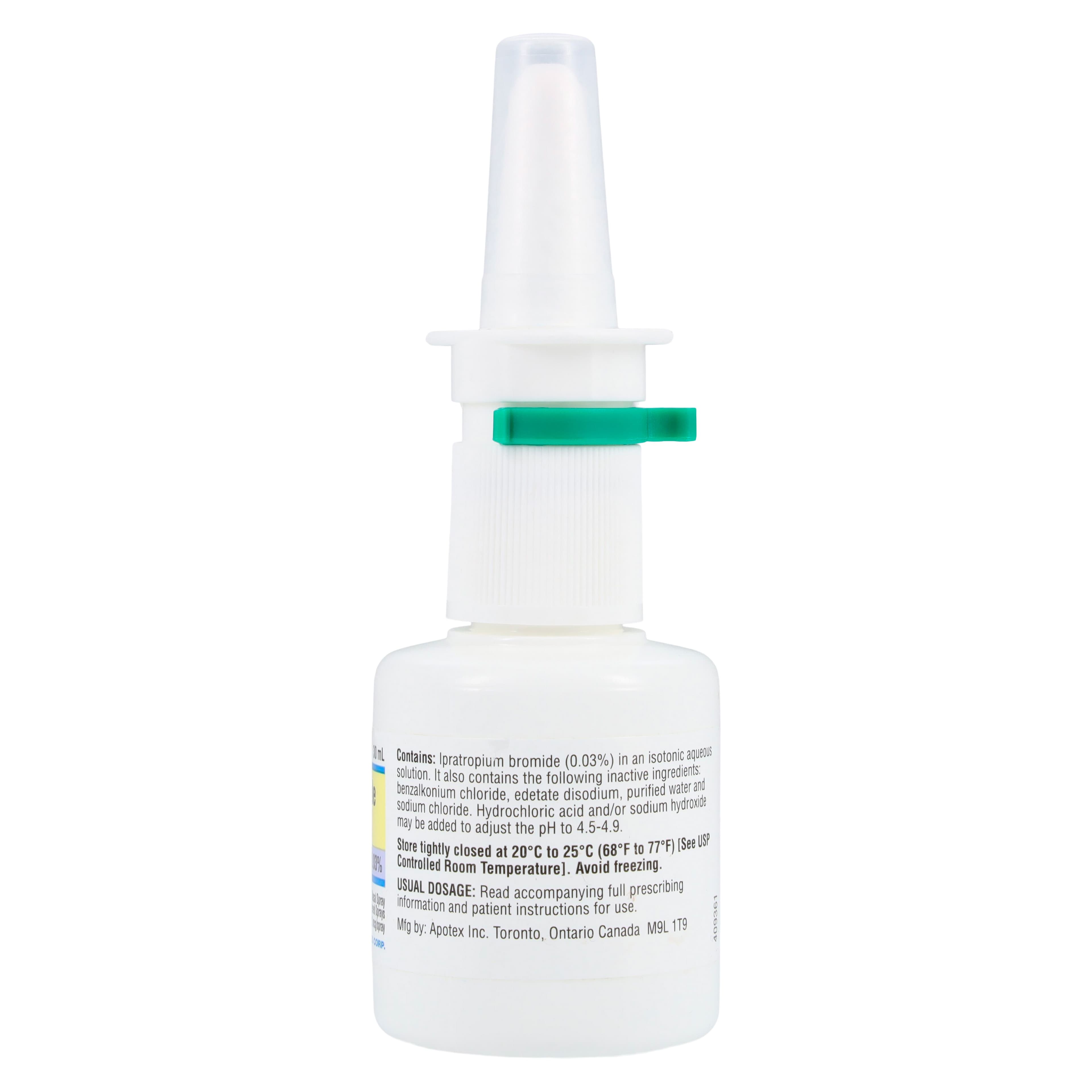 Ipratropium Bromide Nasal Spray 0.03%, 30mL Bottle, Apotex Corp thumbnail 5
