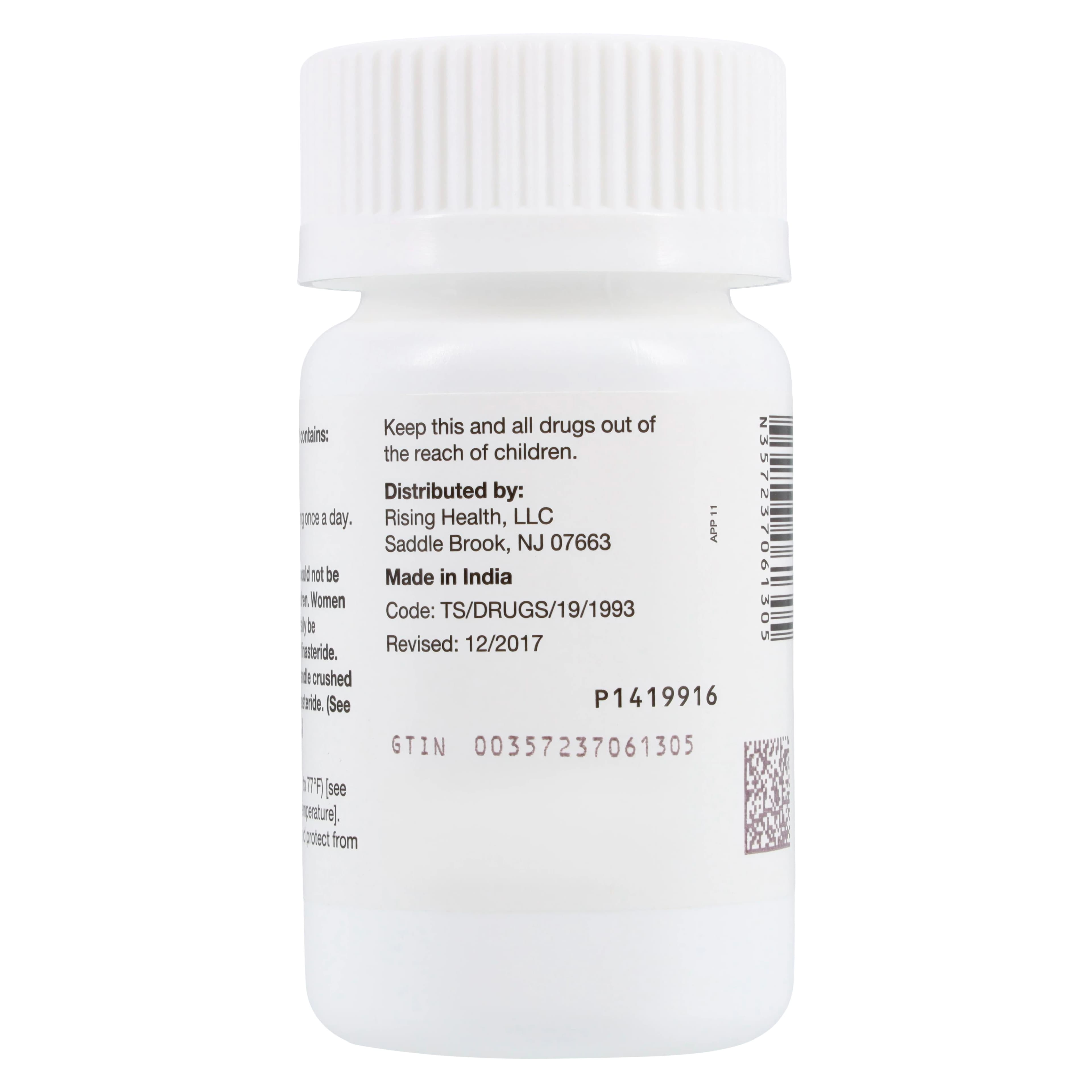 Finasteride Tablets, Rising Pharmaceuticals, 30/Bottle thumbnail 2