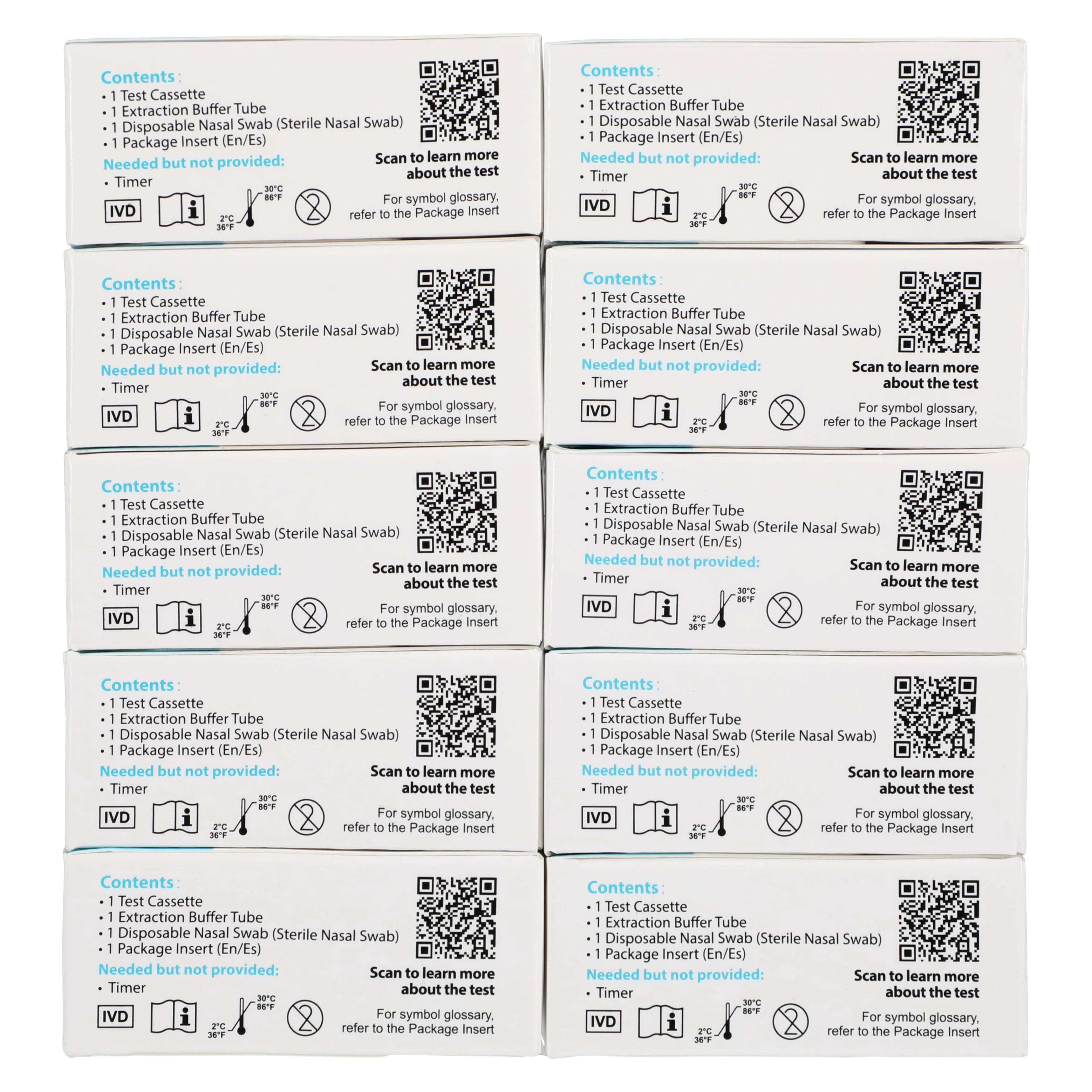 FlowFlex COVID-19 Antigen Home Test Kit, OTC, 12 Tests/Box thumbnail 6
