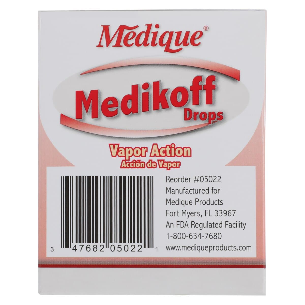 Medikoff Cough Drops, 7.6mg, Cherry Flavor, 75/Package thumbnail 4
