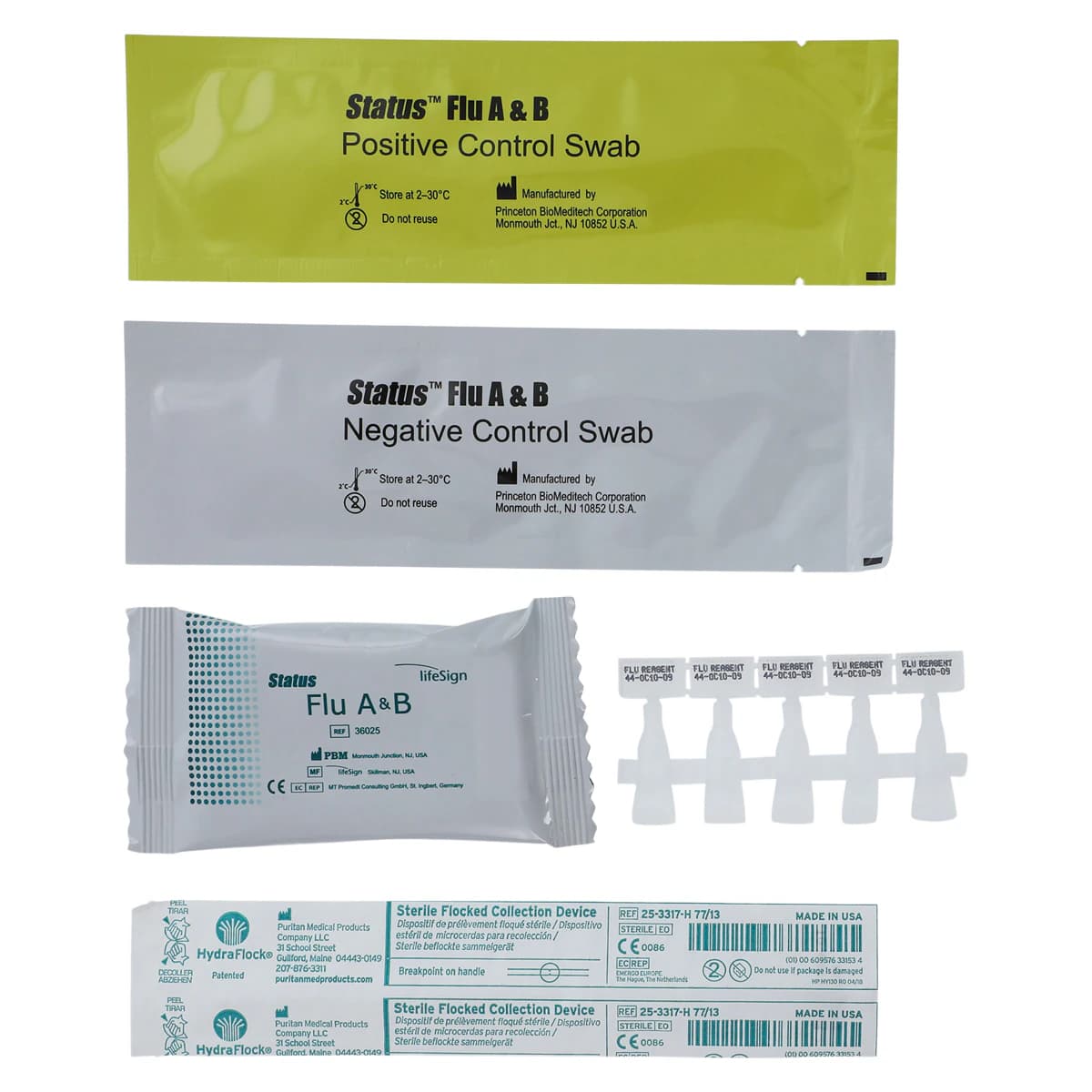 Status Flu A&B Test Kit, CLIA Waived, 25 Tests/Box thumbnail 2